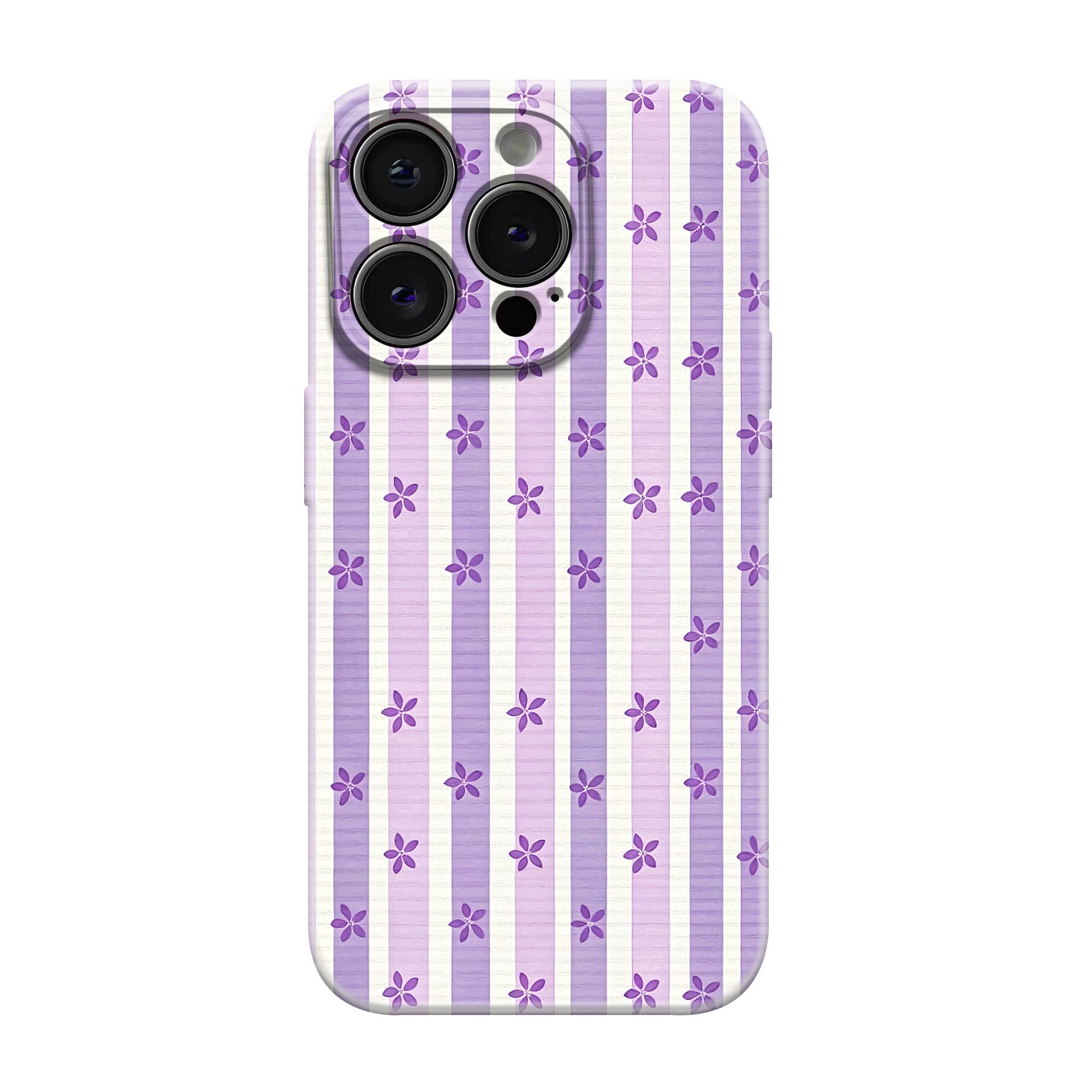 Soft Purple Flower Glossy Hard Case