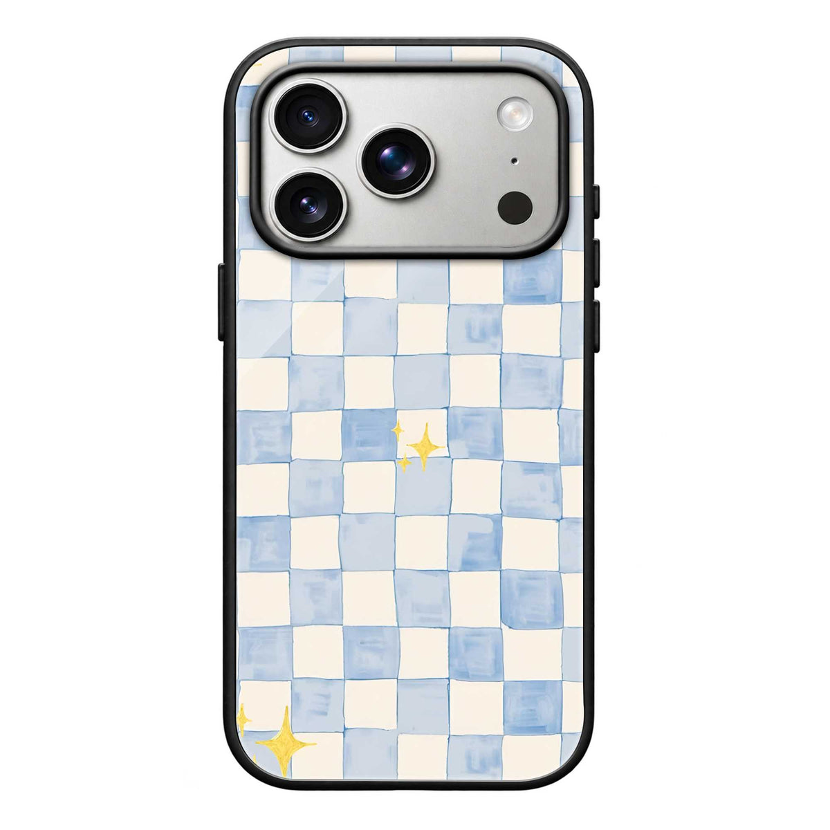 Sparkle Check Glass Case