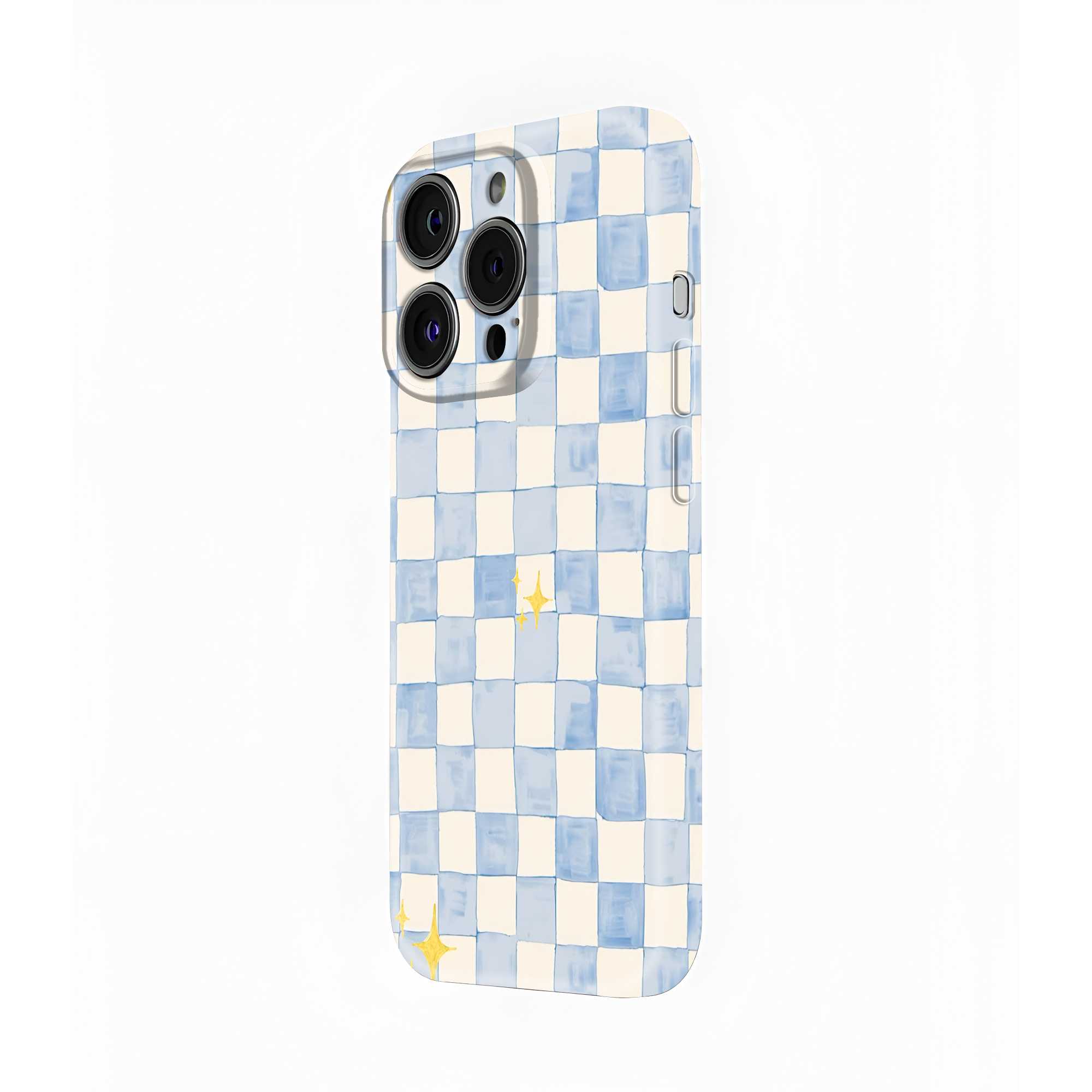 Sparkle Check Glossy Hard Case