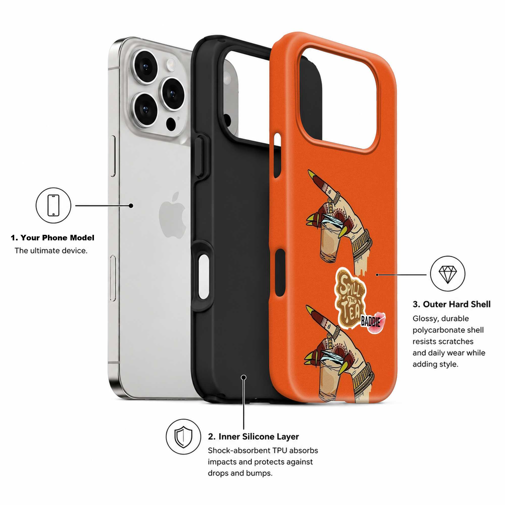 Spill The Tea Dual Guard Case