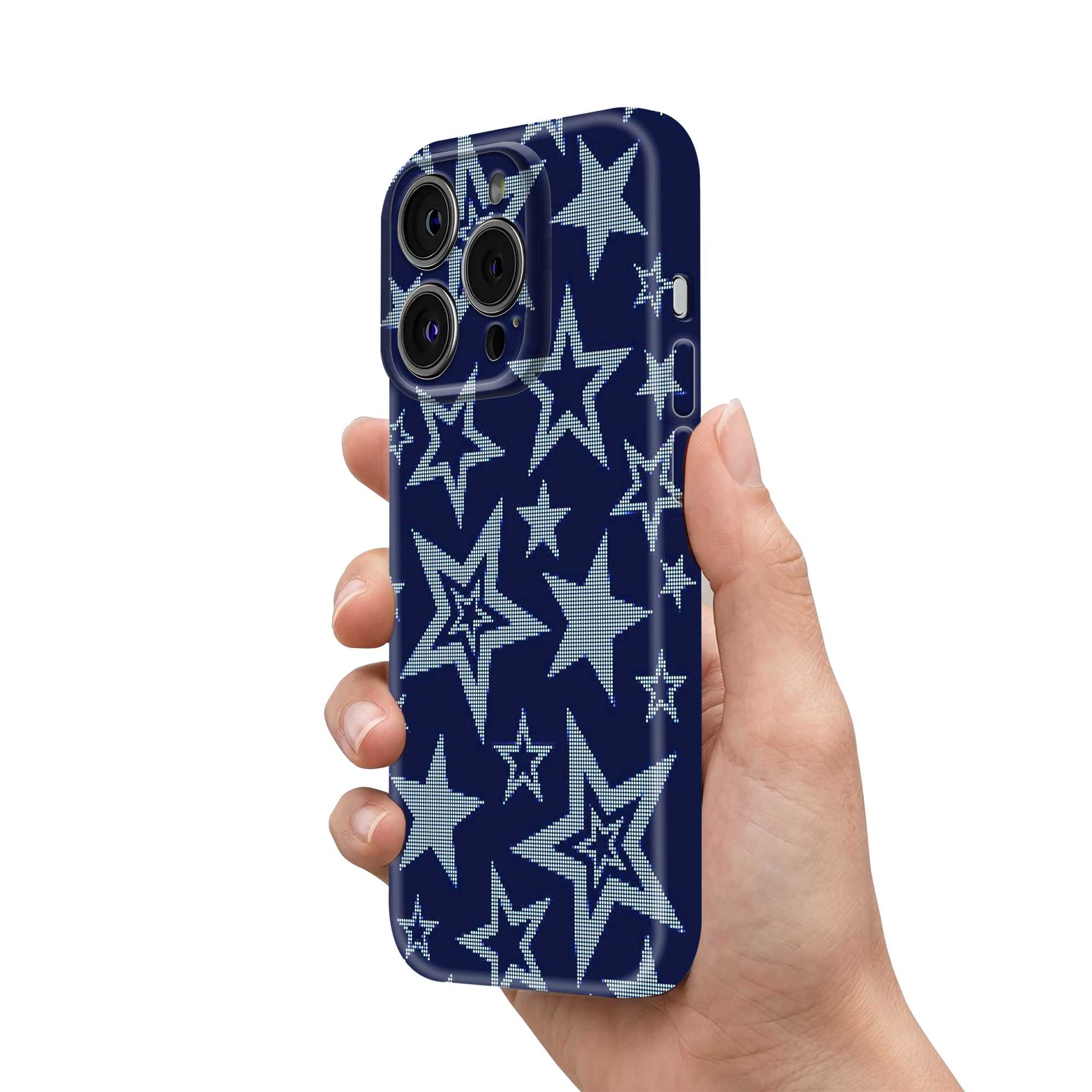 Star Pattern Glossy Hard Case
