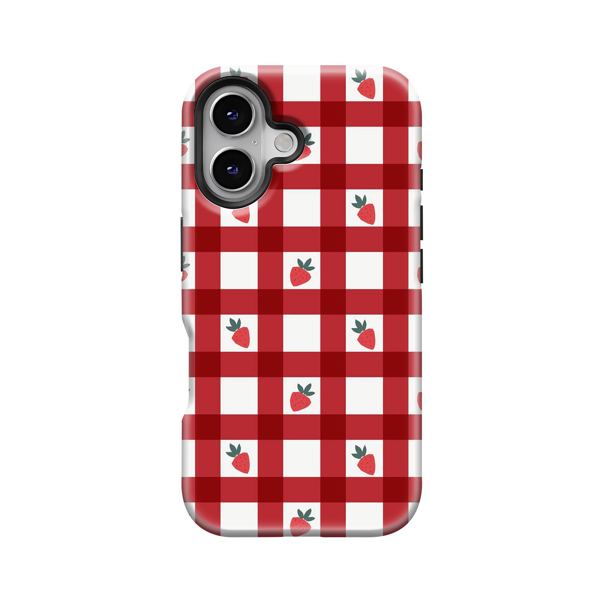 Strawberry Check Dual Guard Case