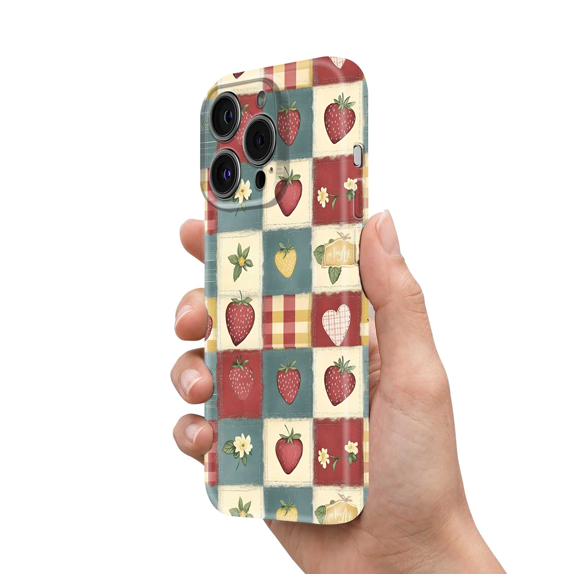 Strawberry Patch Glossy Hard Case