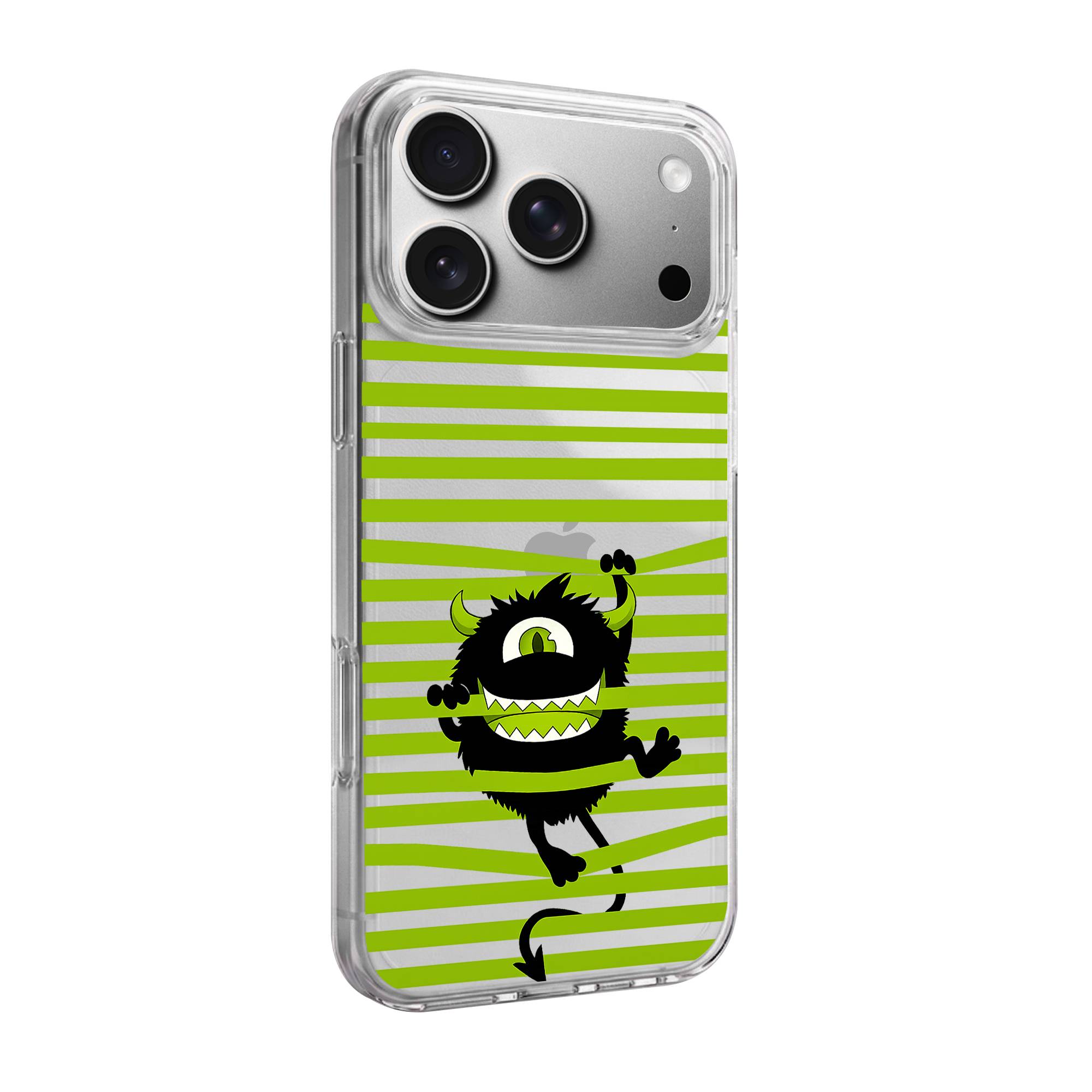 Stripe Snacker Bunny Soft Clear Case