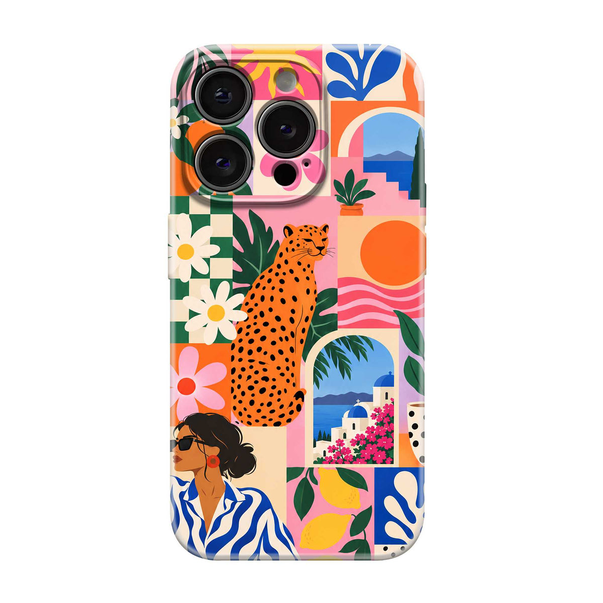 Summer Mosaic Glossy Hard Case