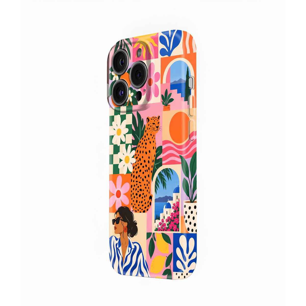 Summer Mosaic Glossy Hard Case