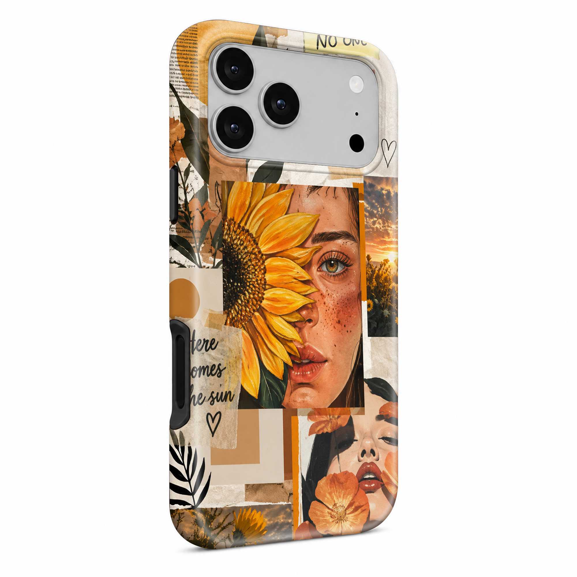 Sunflower collage Dual Guard Case