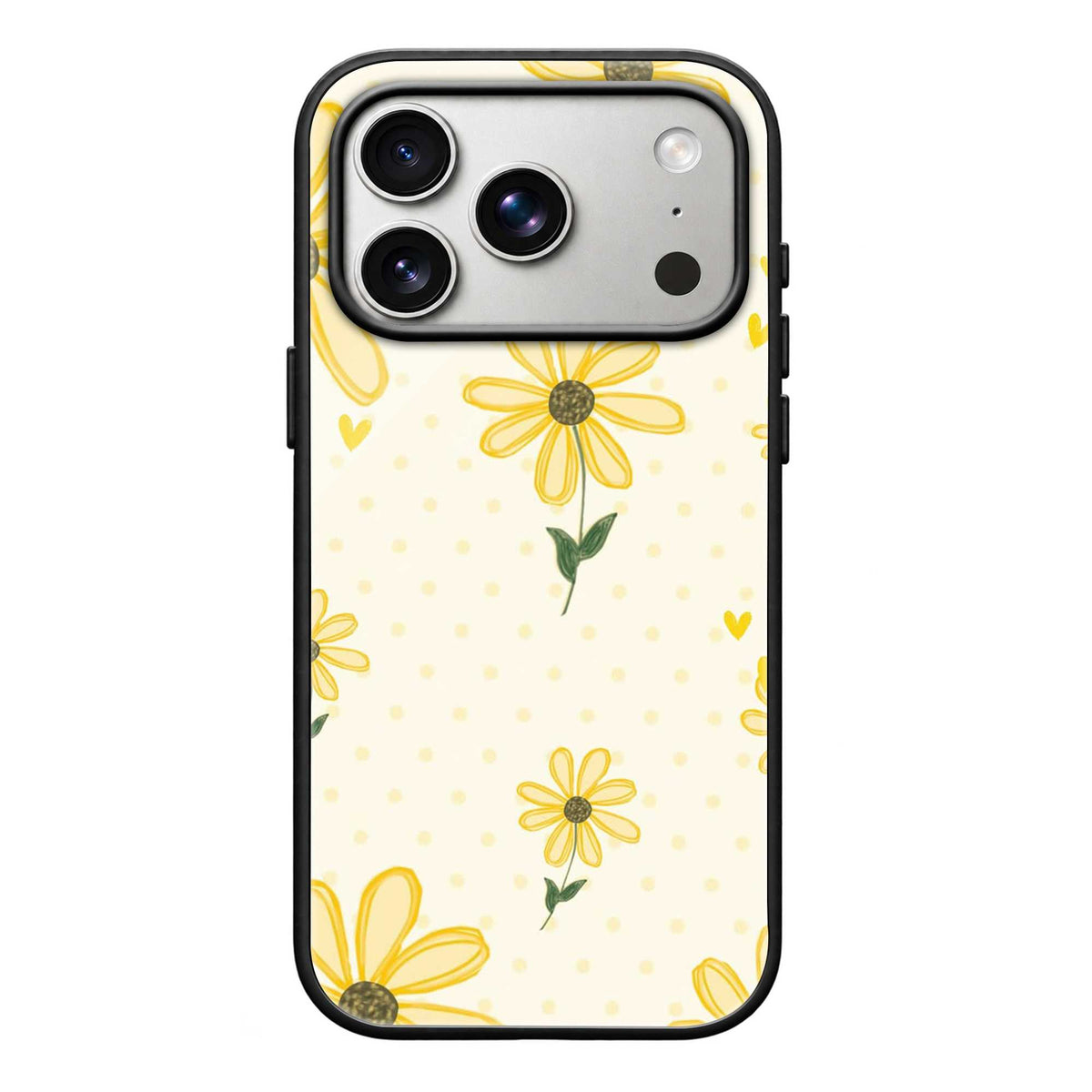 Sunny Daisy Glass Case