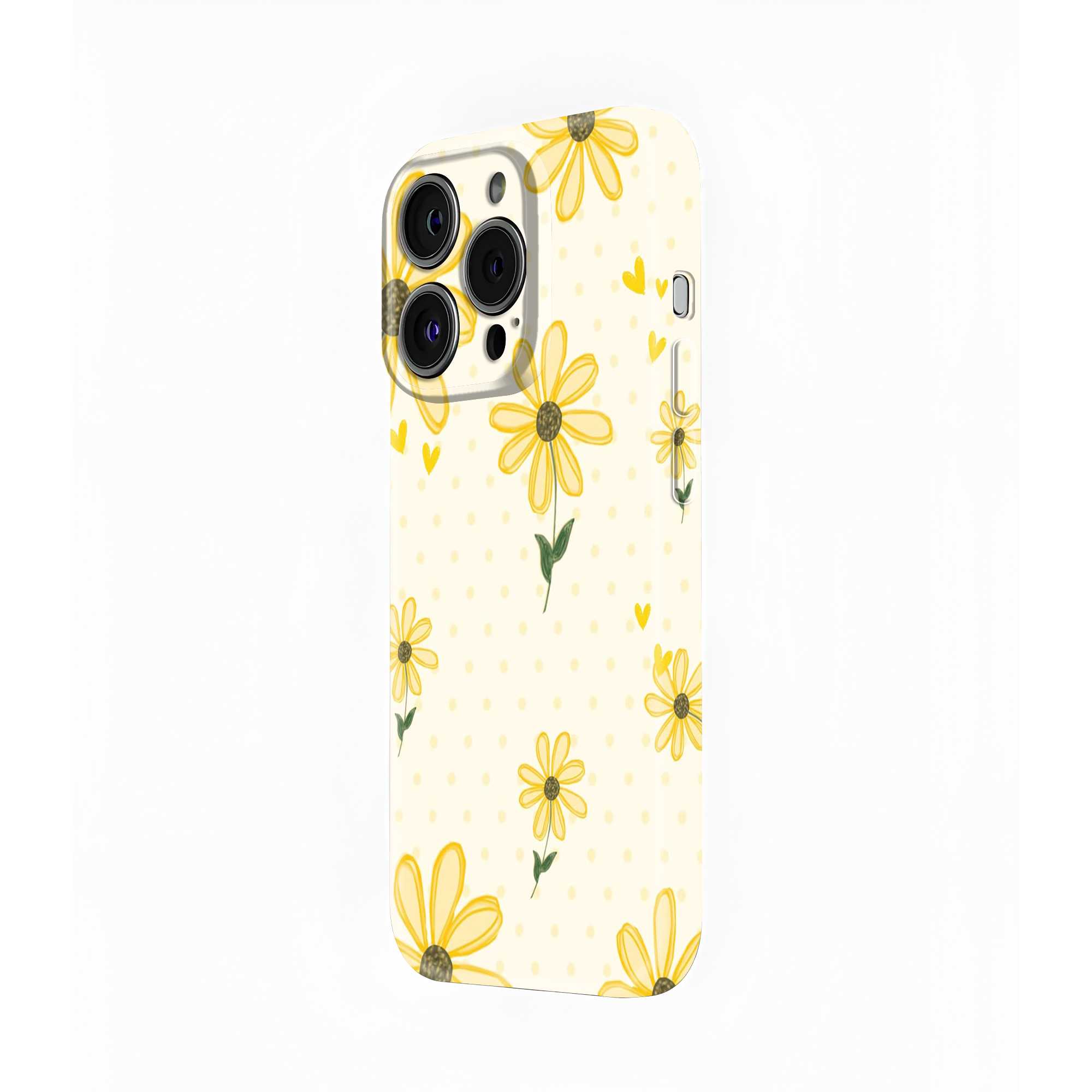 Sunny Daisy Glossy Hard Case