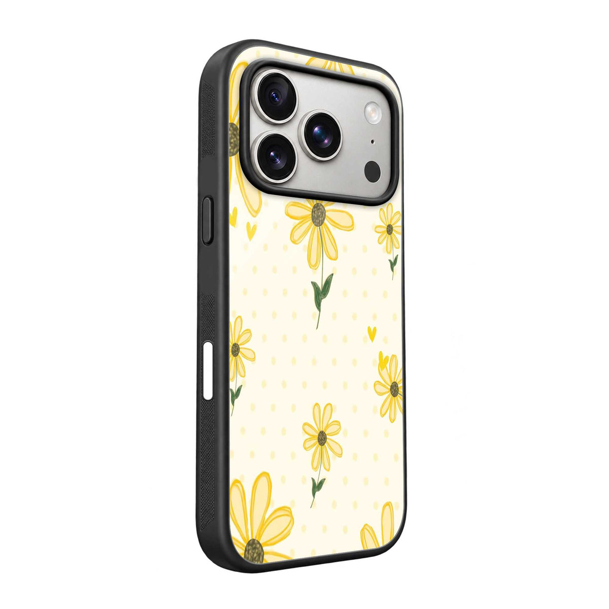 Sunny Daisy Glass Case