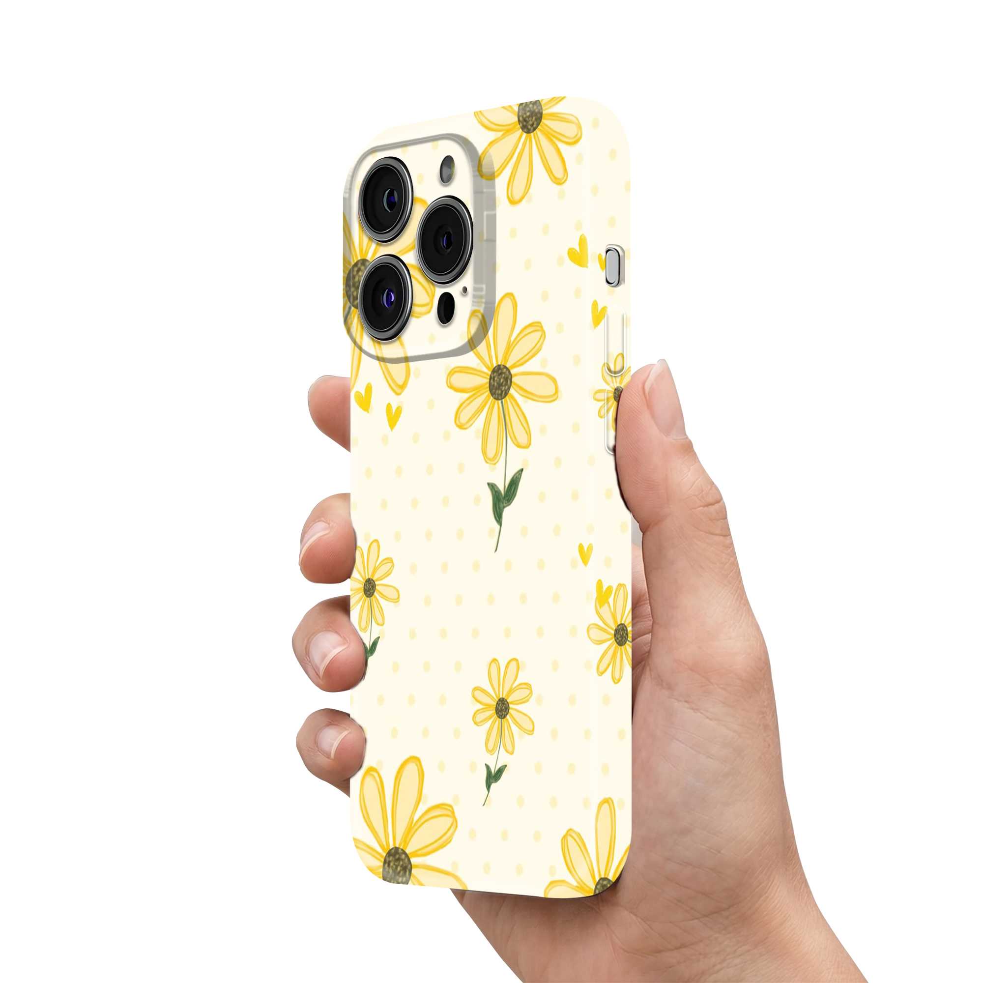 Sunny Daisy Glossy Hard Case
