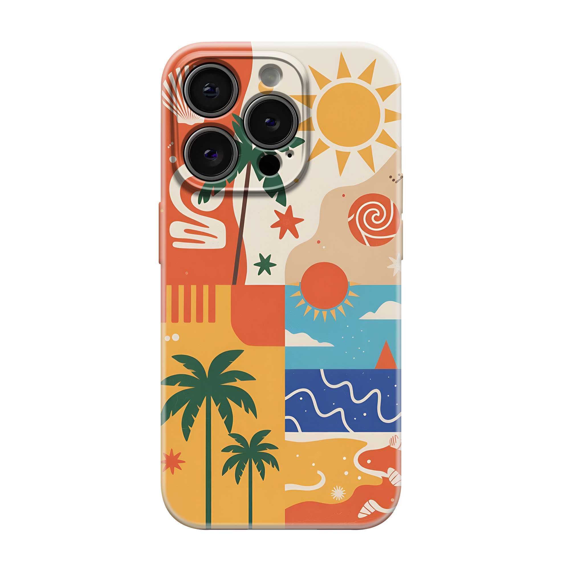 Sunset Tropics Glossy Hard Case