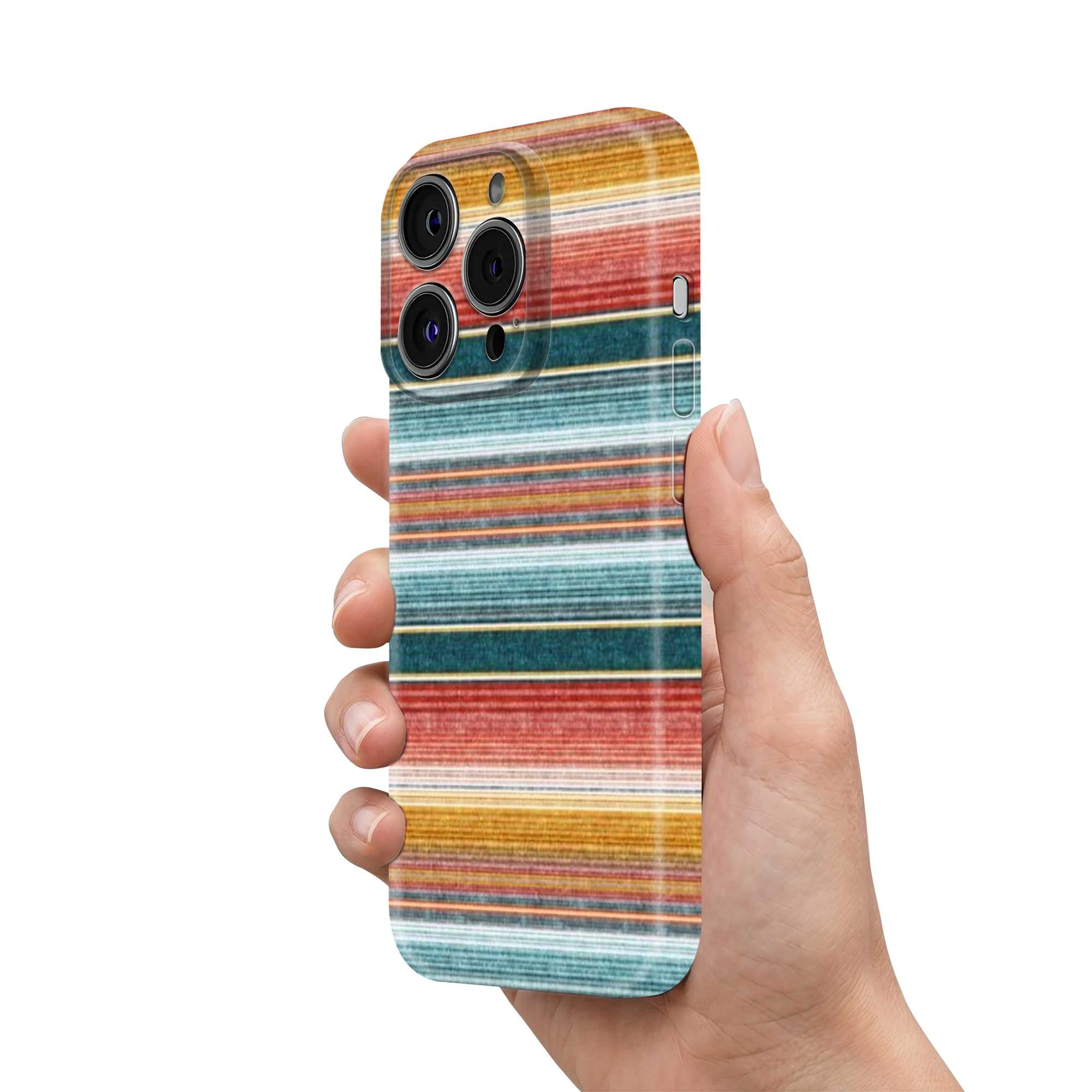 Sunset Static Glossy Hard Case