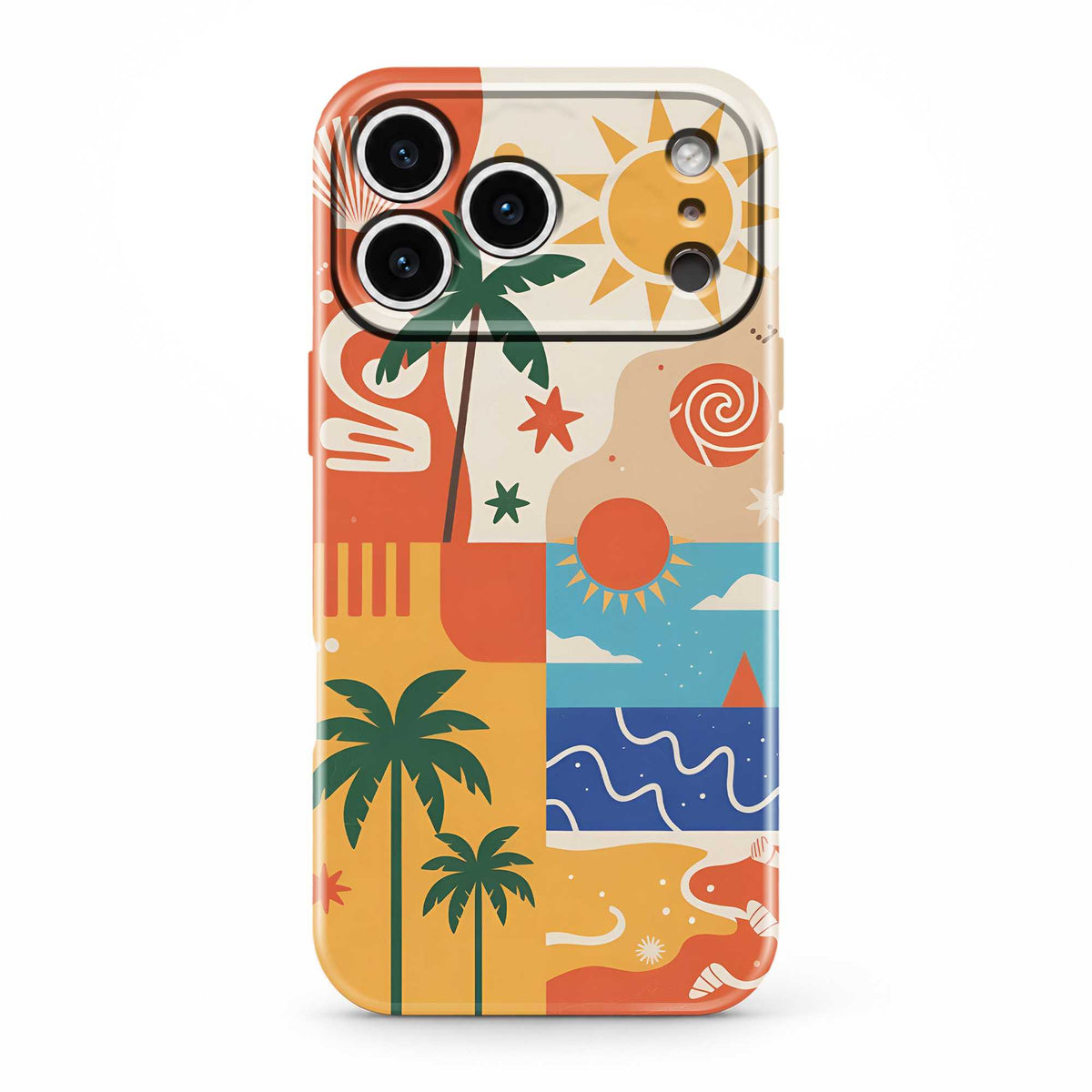 Sunset Tropics Glossy Hard Case