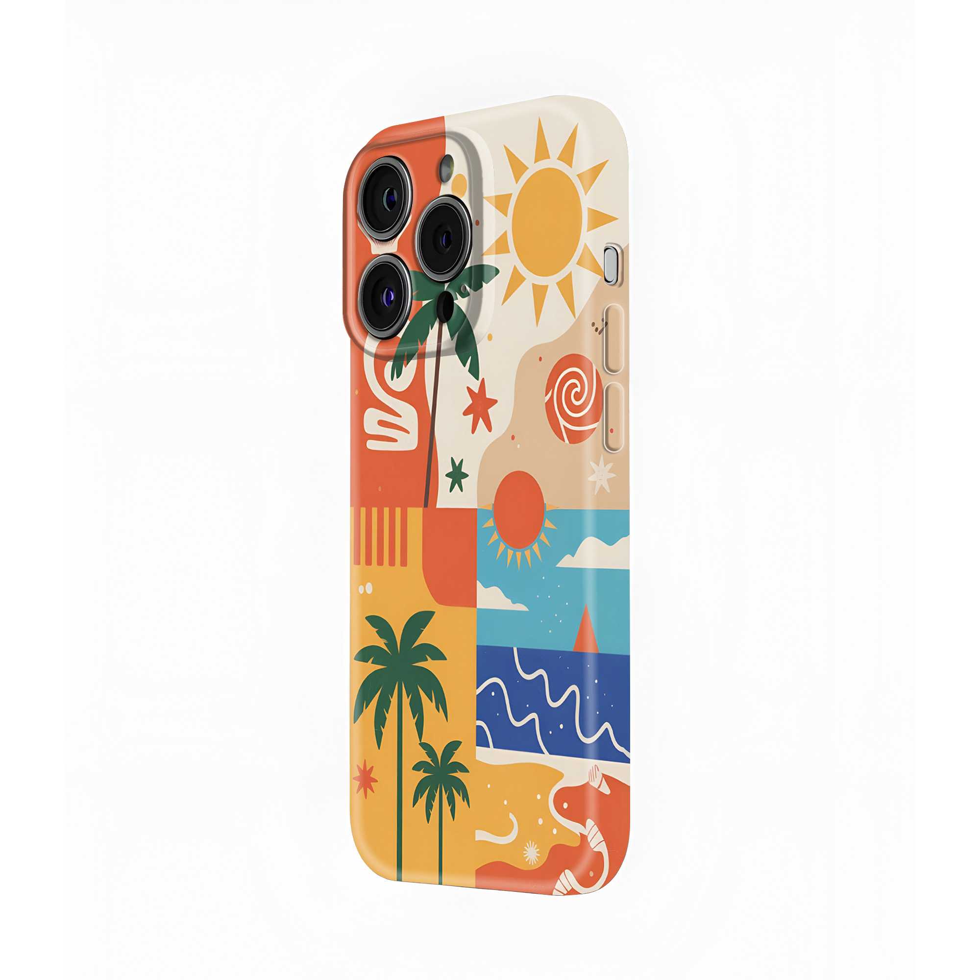 Sunset Tropics Glossy Hard Case