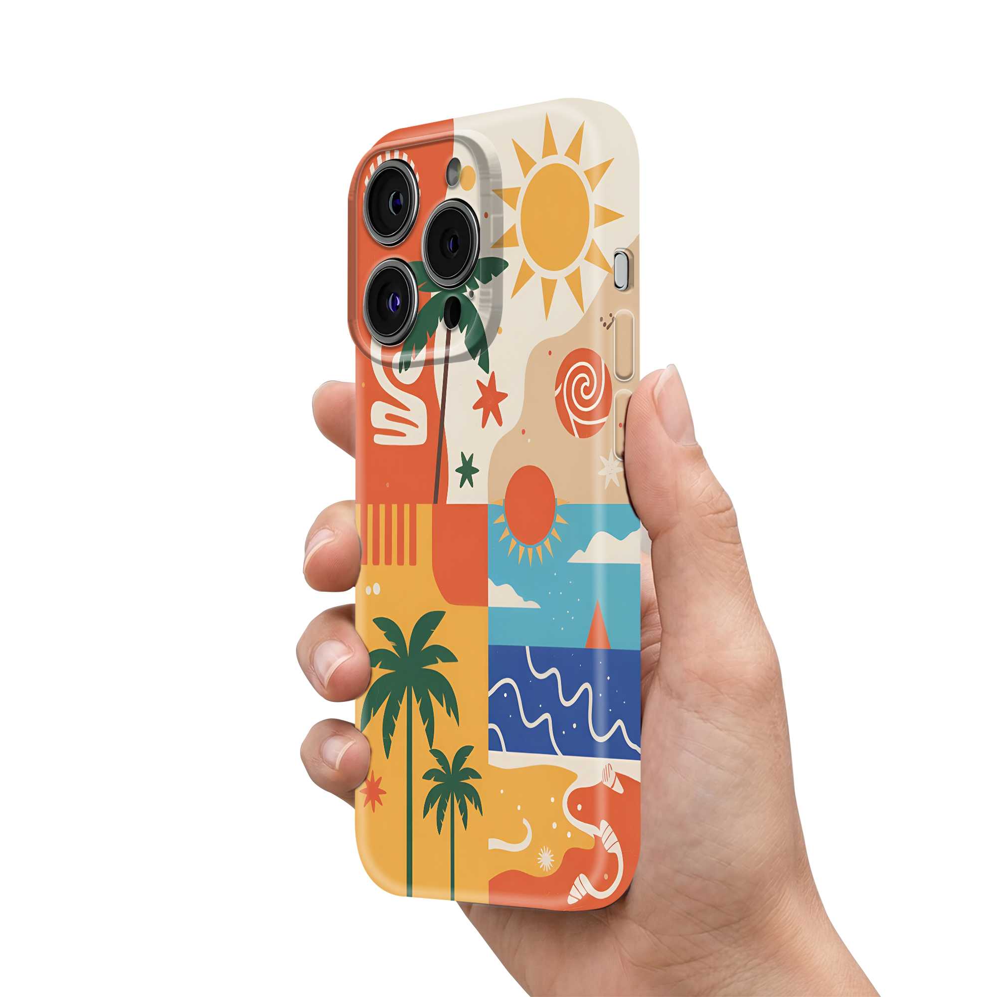 Sunset Tropics Glossy Hard Case