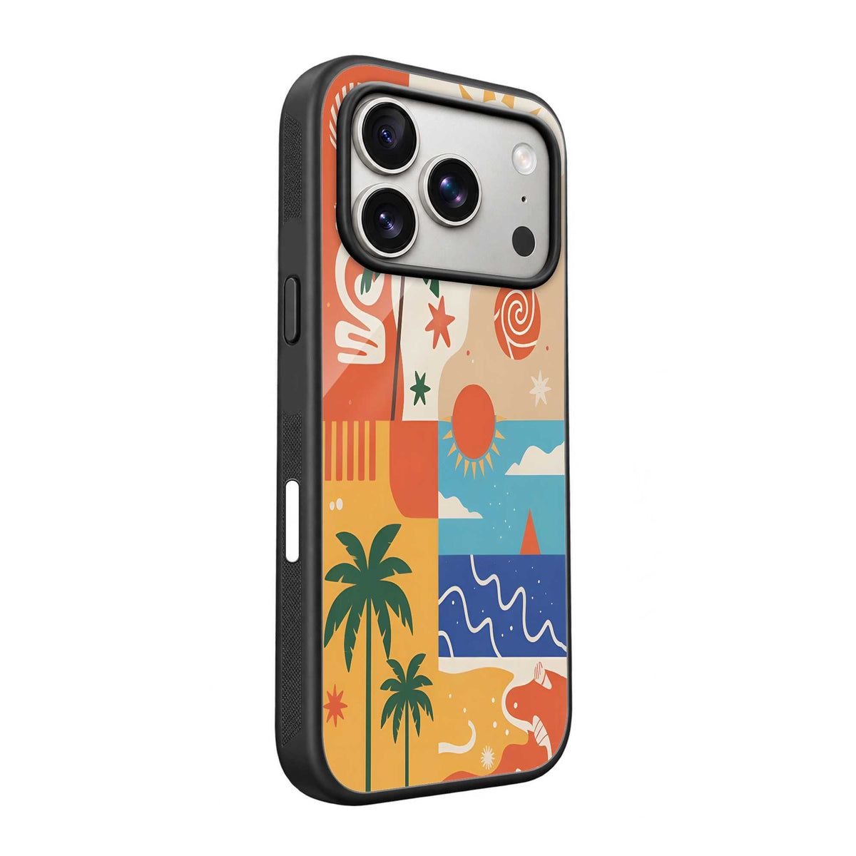Sunset Tropics Glass Case