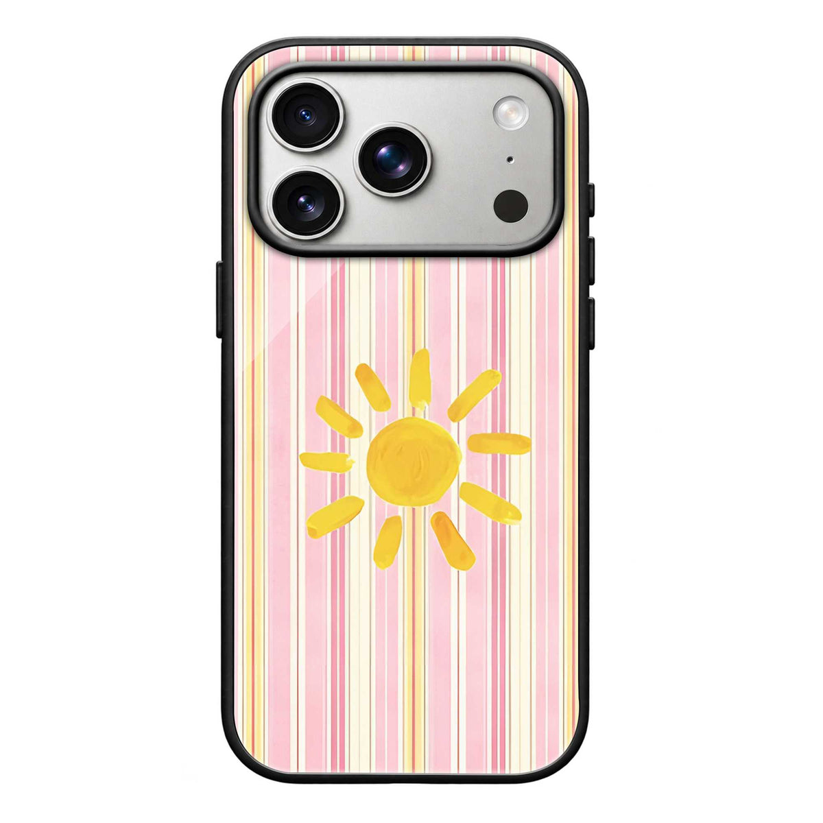 Sunshine Stripes Glass Case