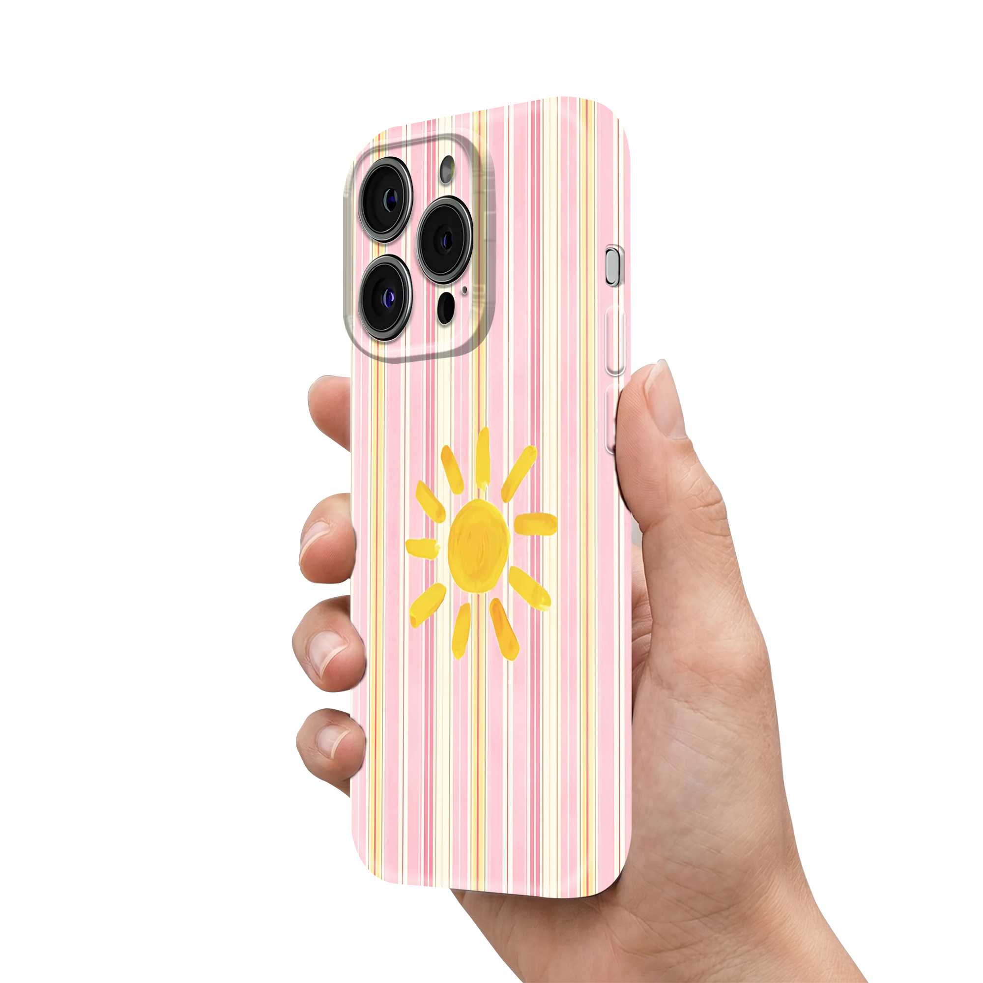 Sunshine Stripes Glossy Hard Case