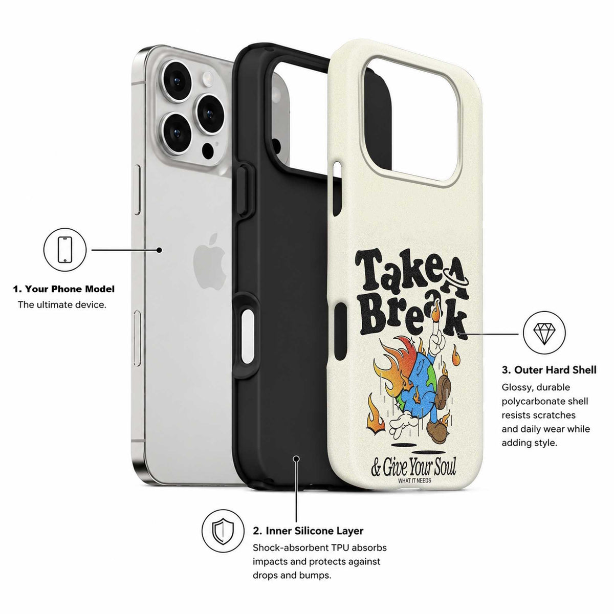 Take A Break Dual Guard Case