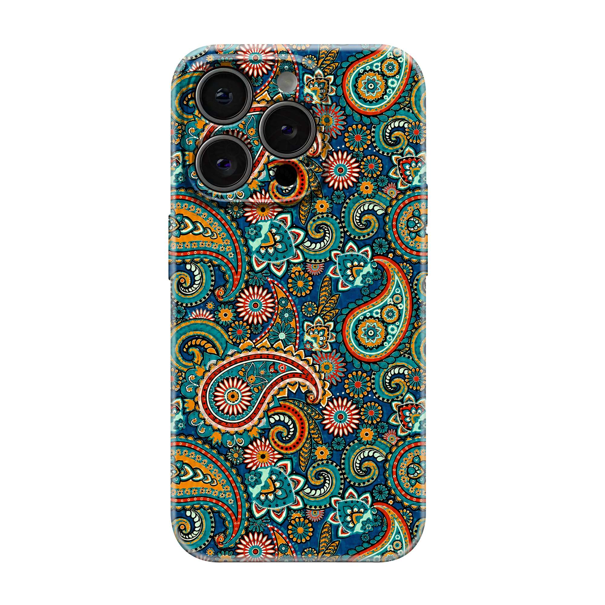 Teal Tapestry Glossy Hard Case