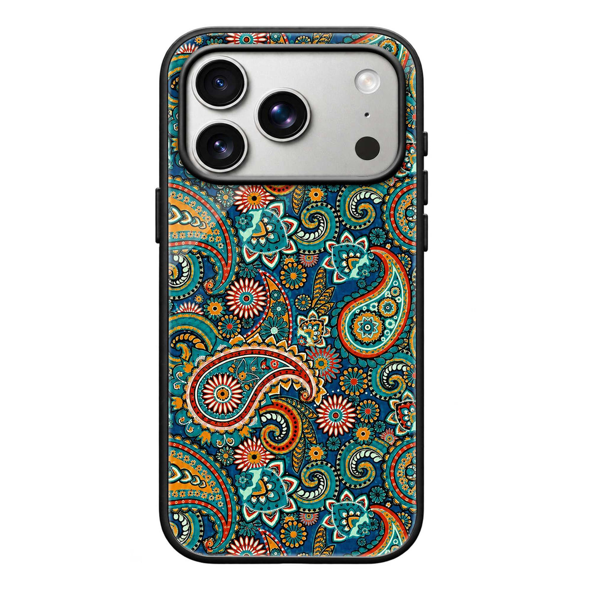 Teal Tapestry Glass Case