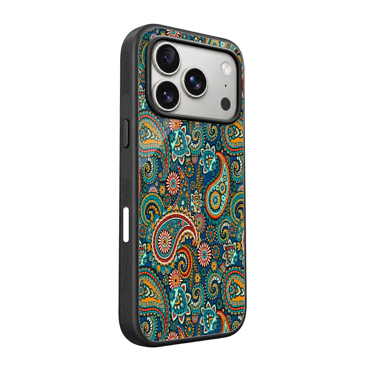Teal Tapestry Glass Case