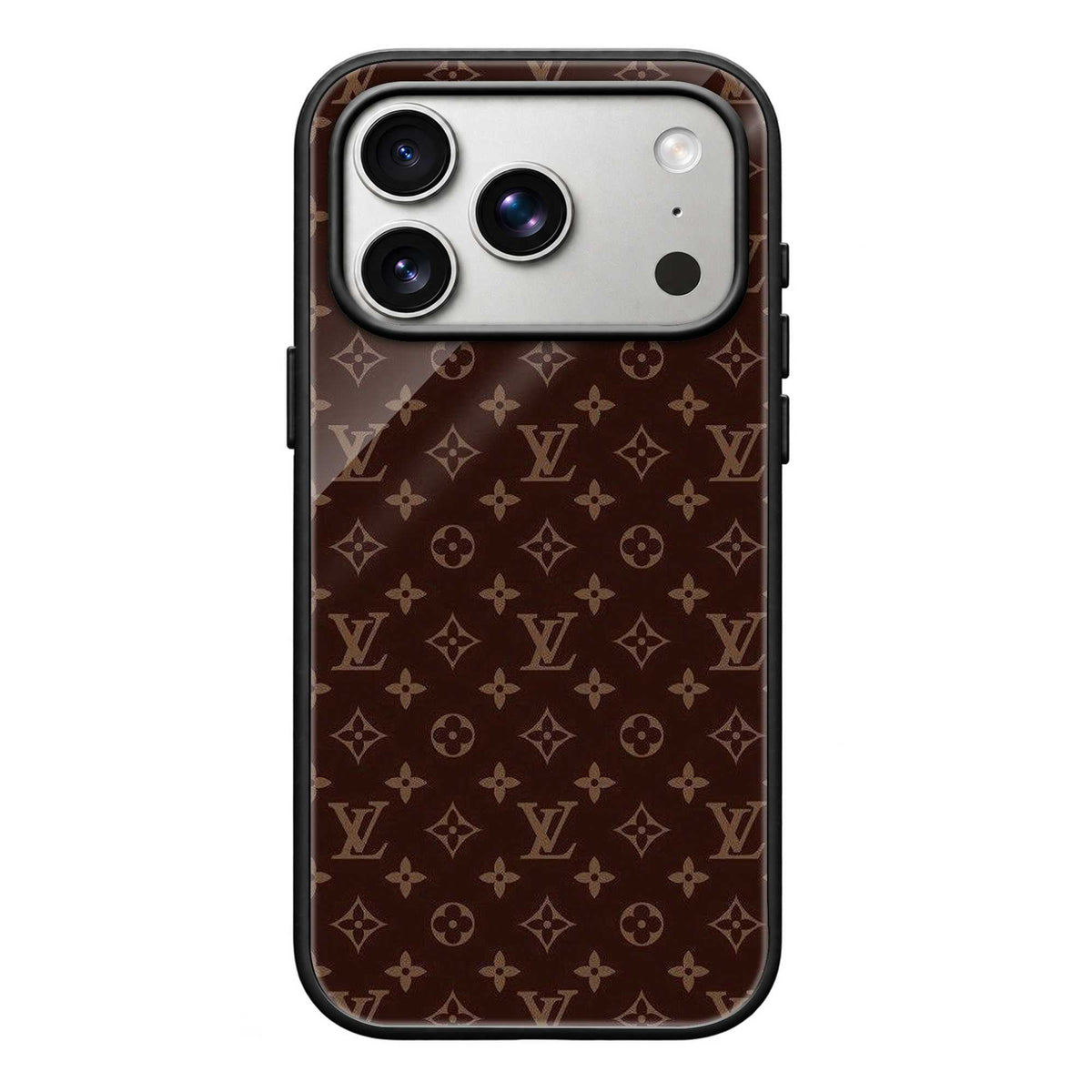 Timeless Brown Luxe Glass Case