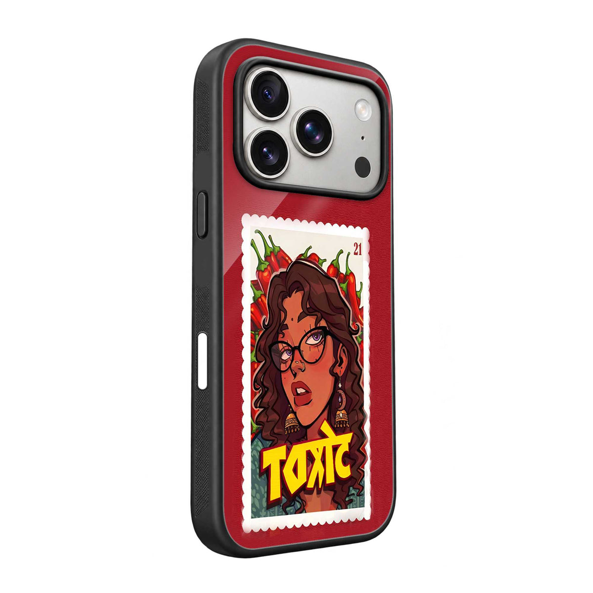 Toxic Stamp Glass Case