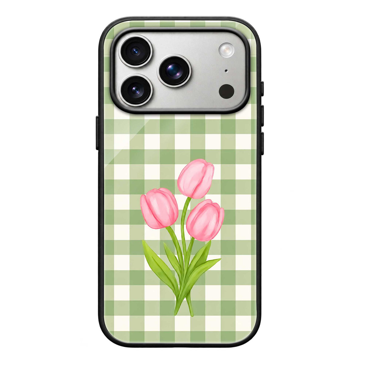 Tulip Check Glass Case
