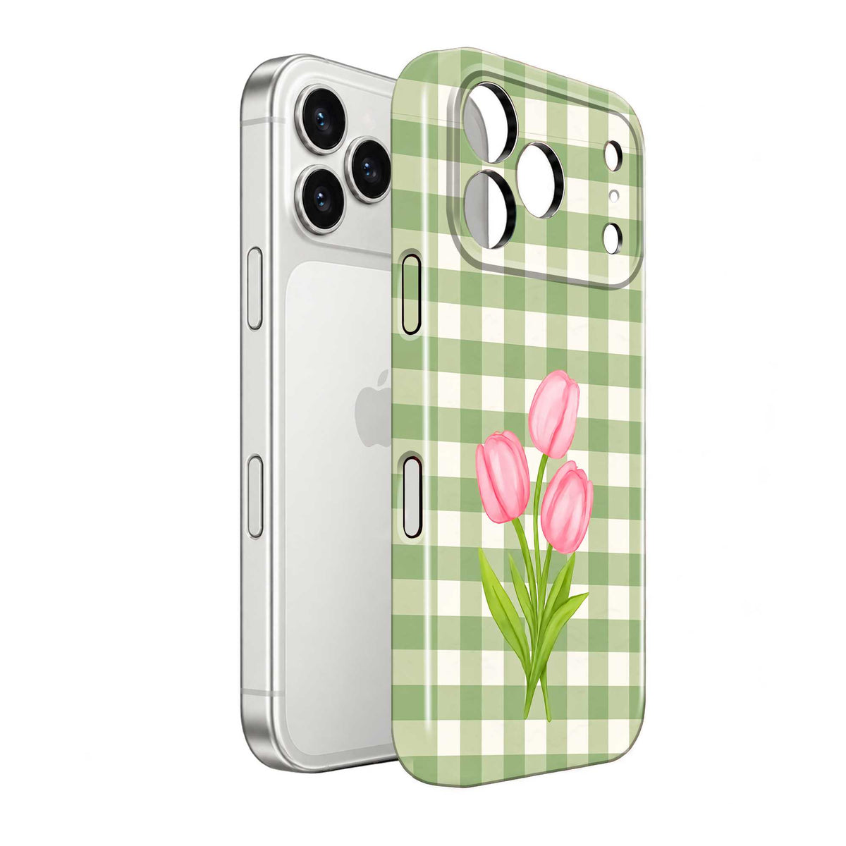 Tulip Check Glossy Hard Case