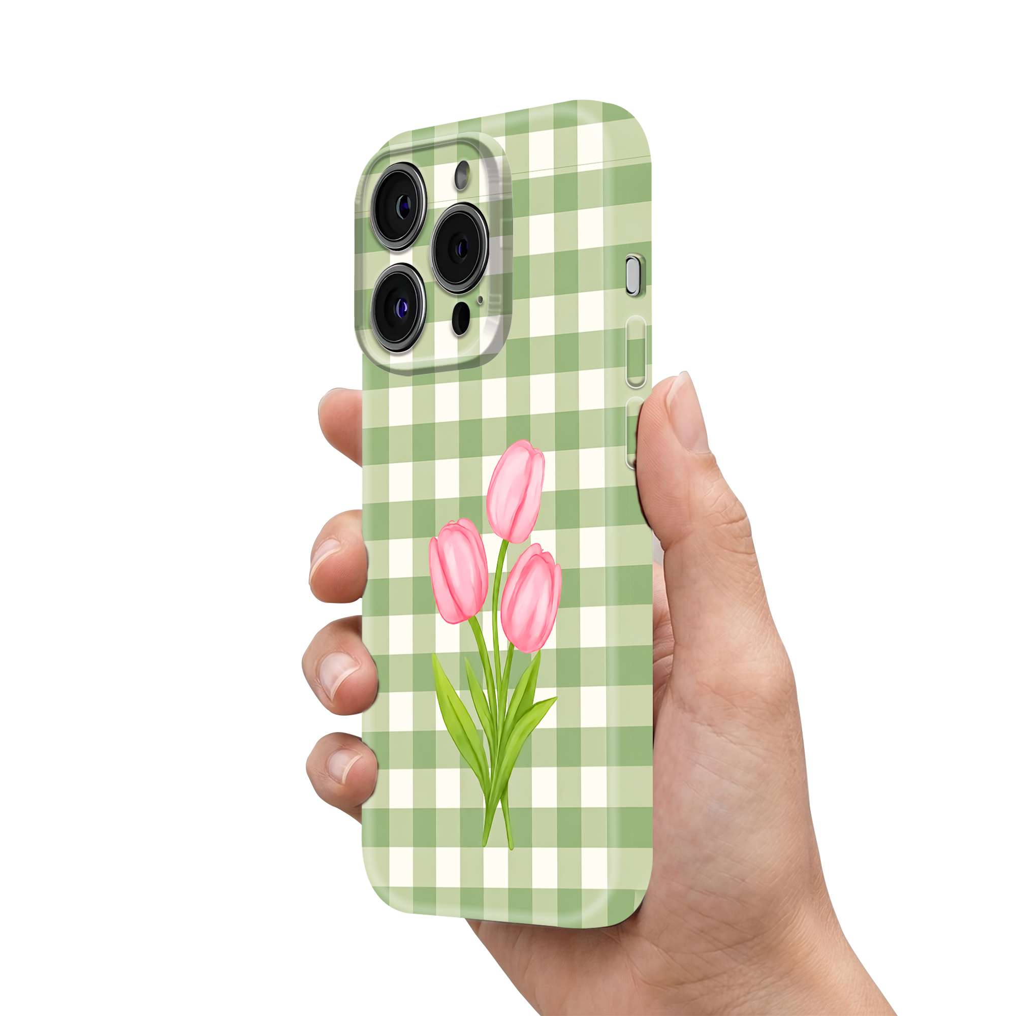 Tulip Check Glossy Hard Case