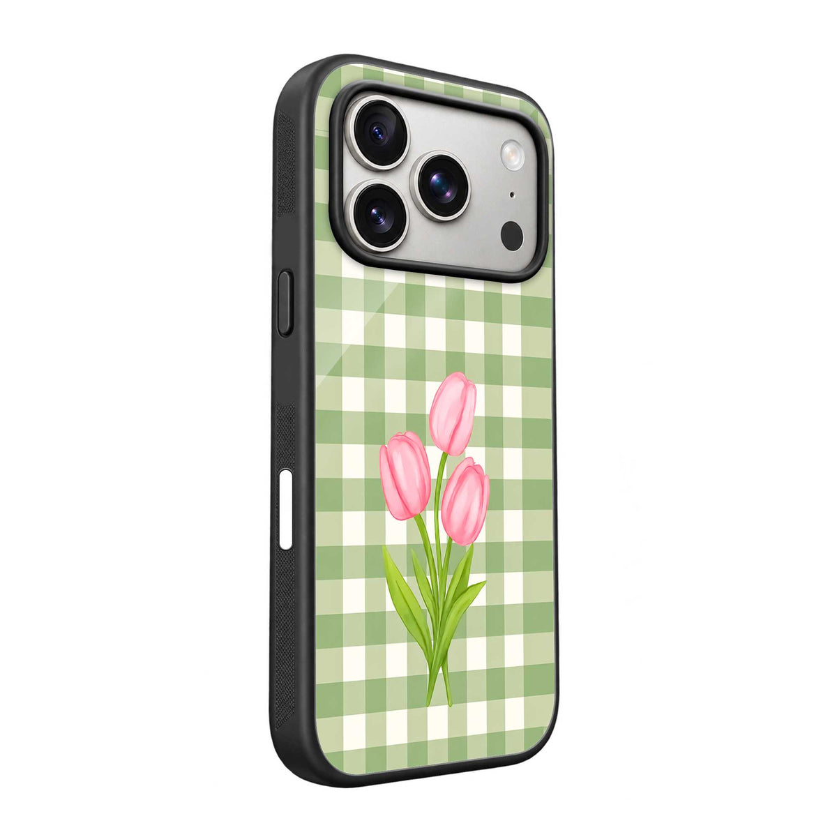 Tulip Check Glass Case