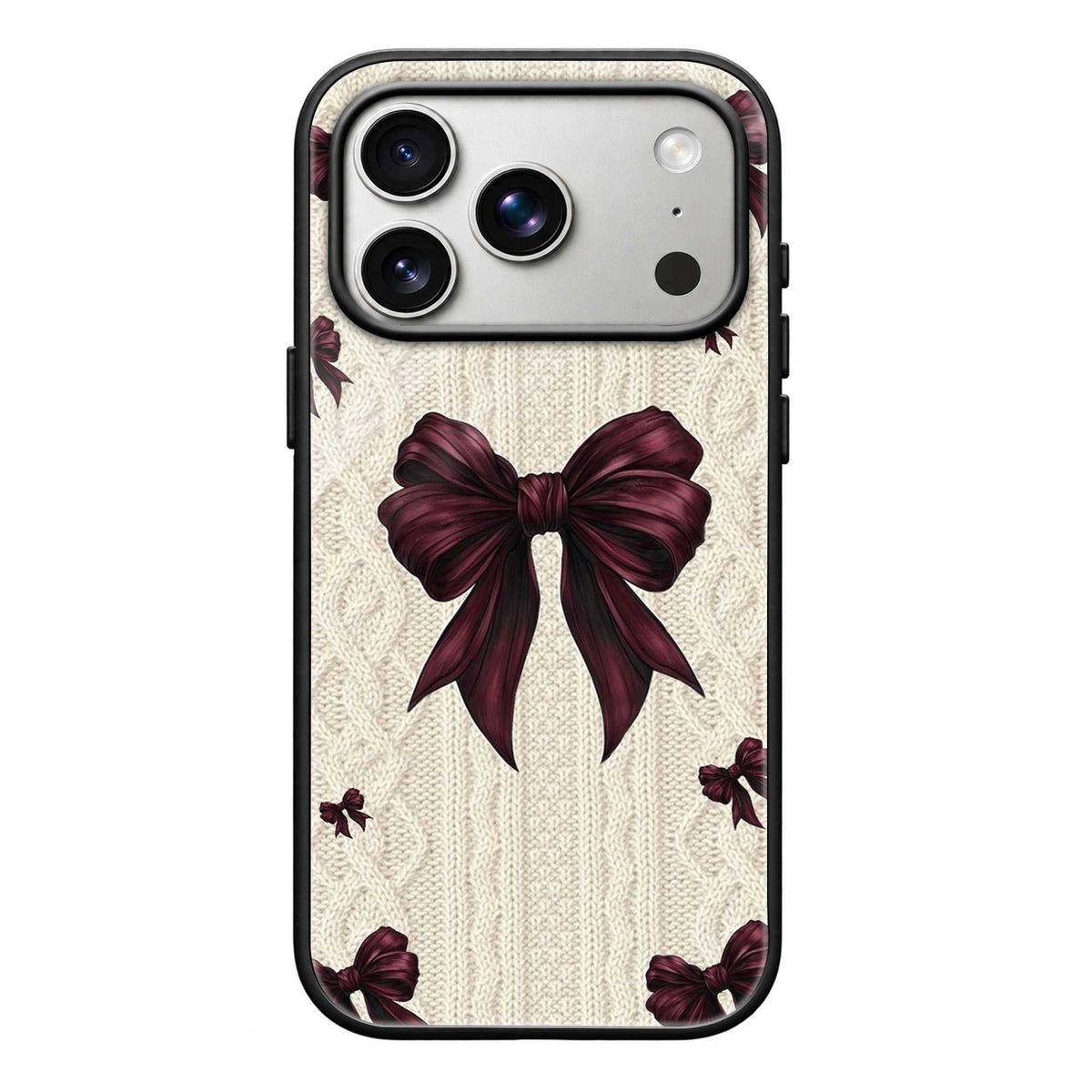 Velvet Bow Glass Case