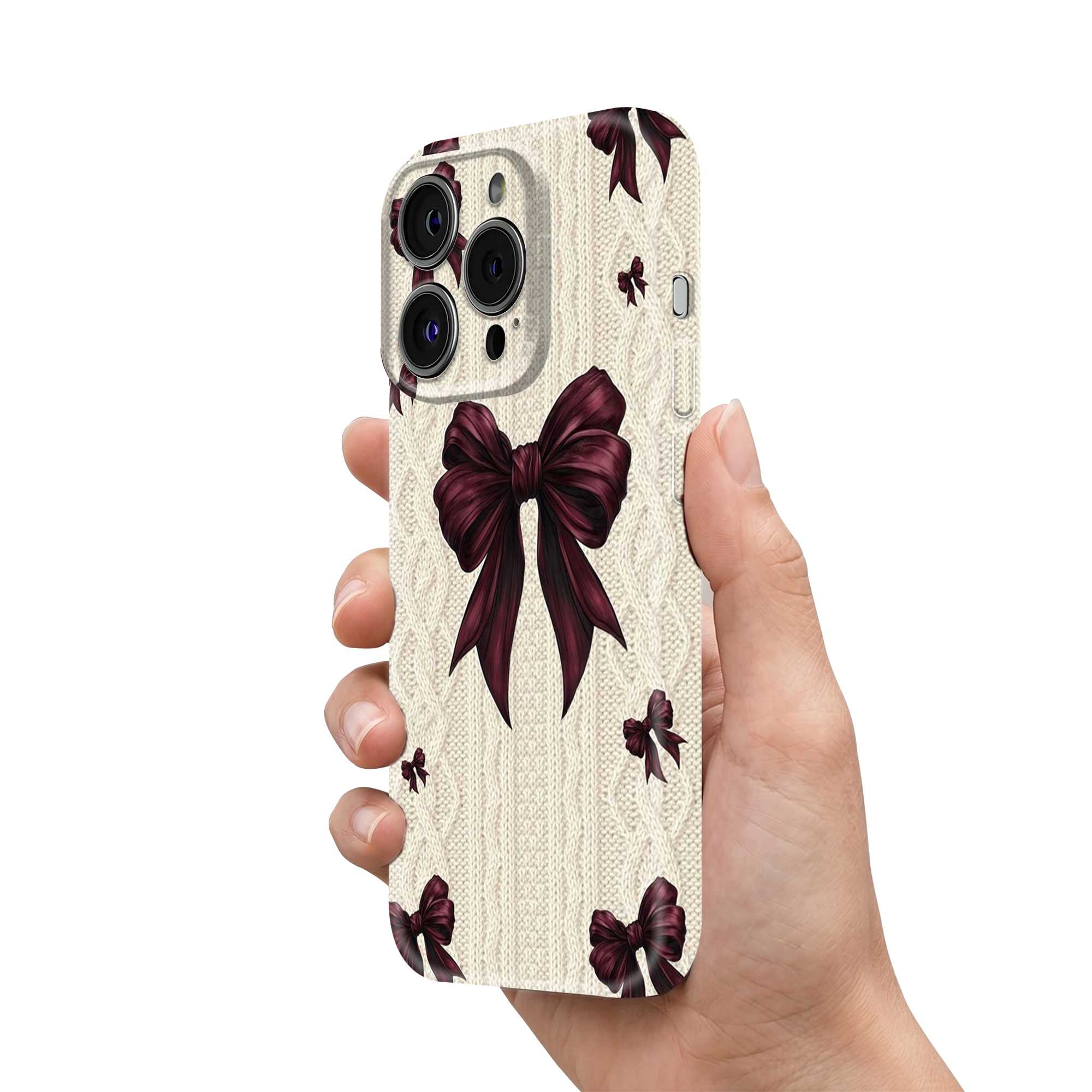 Velvet Bow Glossy Hard Case