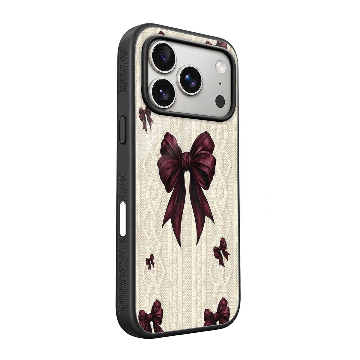 Velvet Bow Glass Case