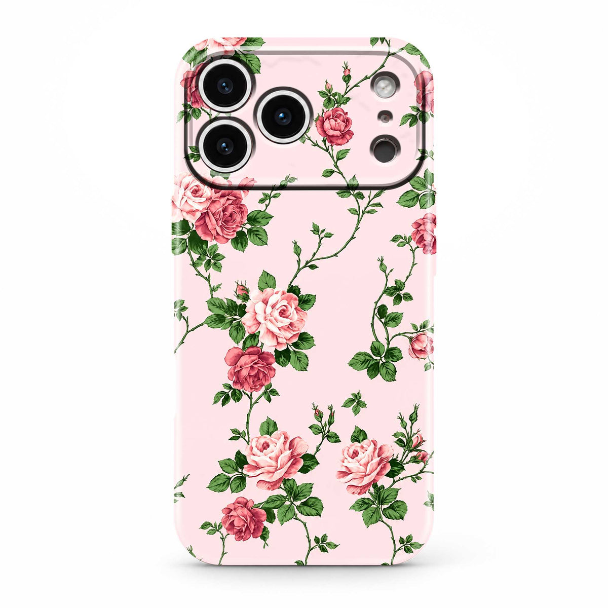 Vintage Bloom Roses Glossy Hard Case