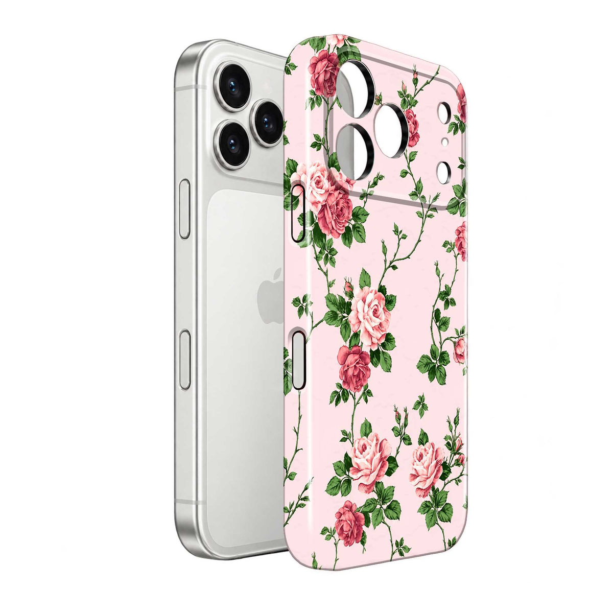 Vintage Bloom Roses Glossy Hard Case