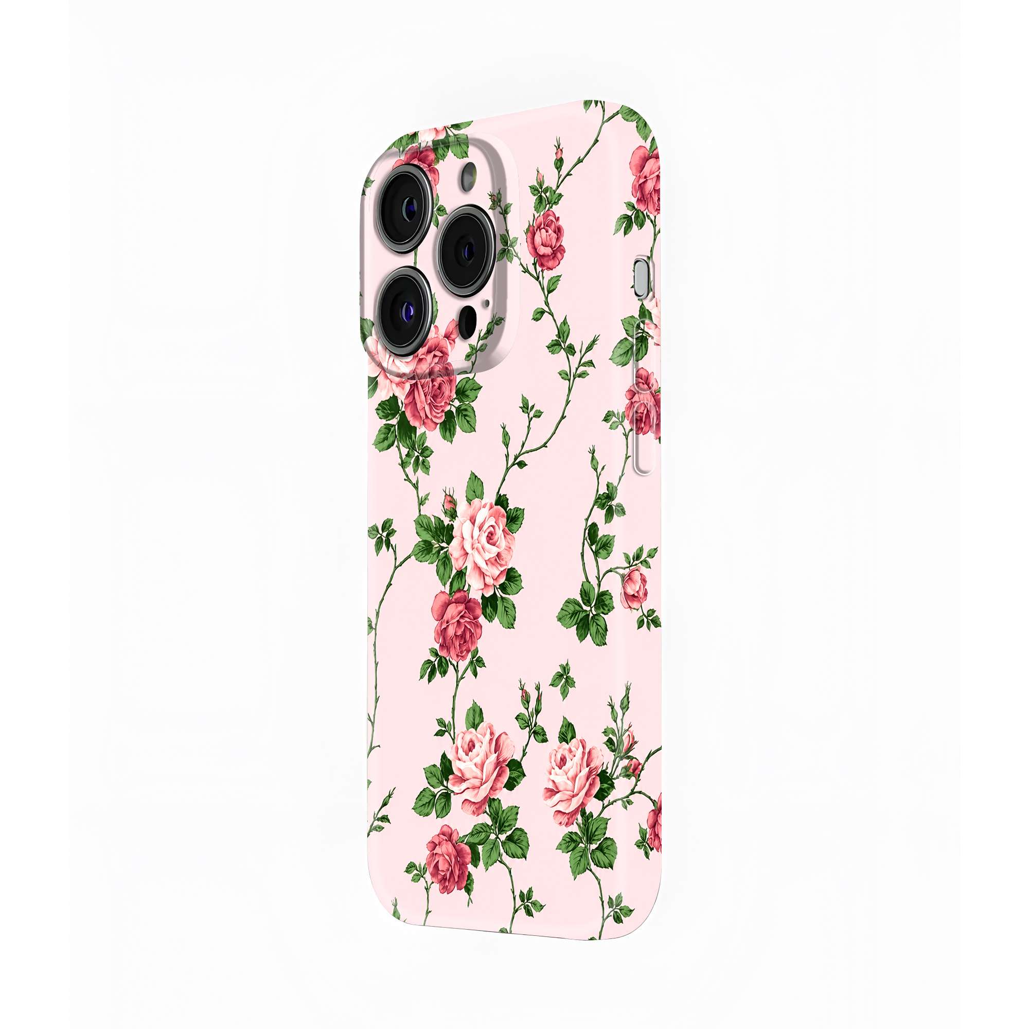 Vintage Bloom Roses Glossy Hard Case