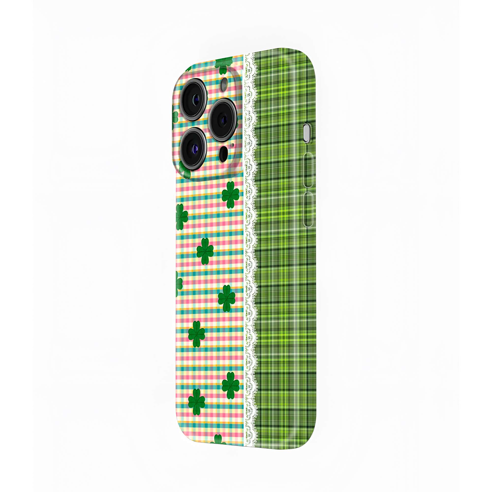 Vintage Green Patch Glossy Hard Case