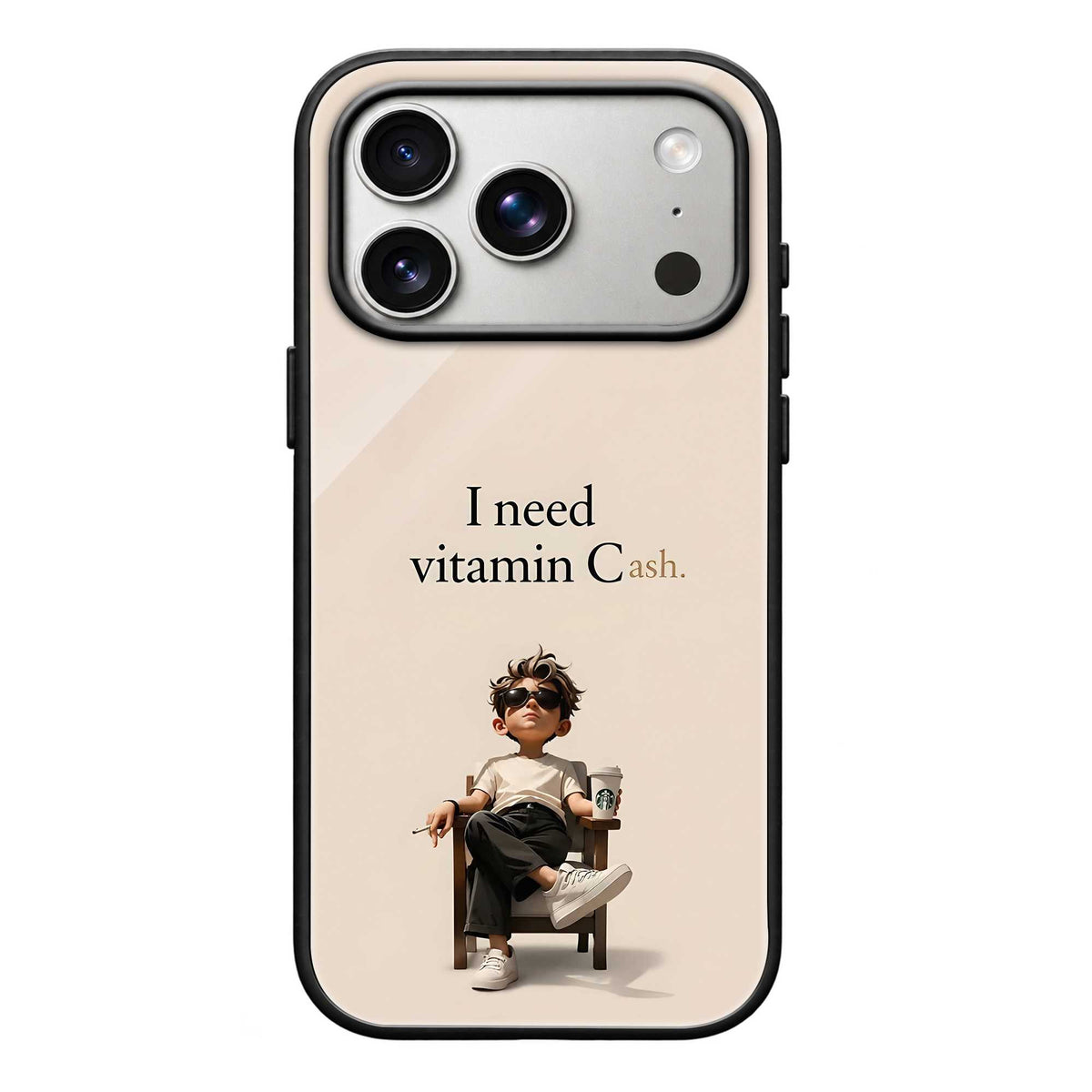 Vitamin Cash Glass Case