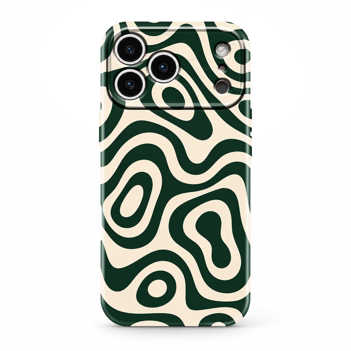 Wave Lines Glossy Hard Case