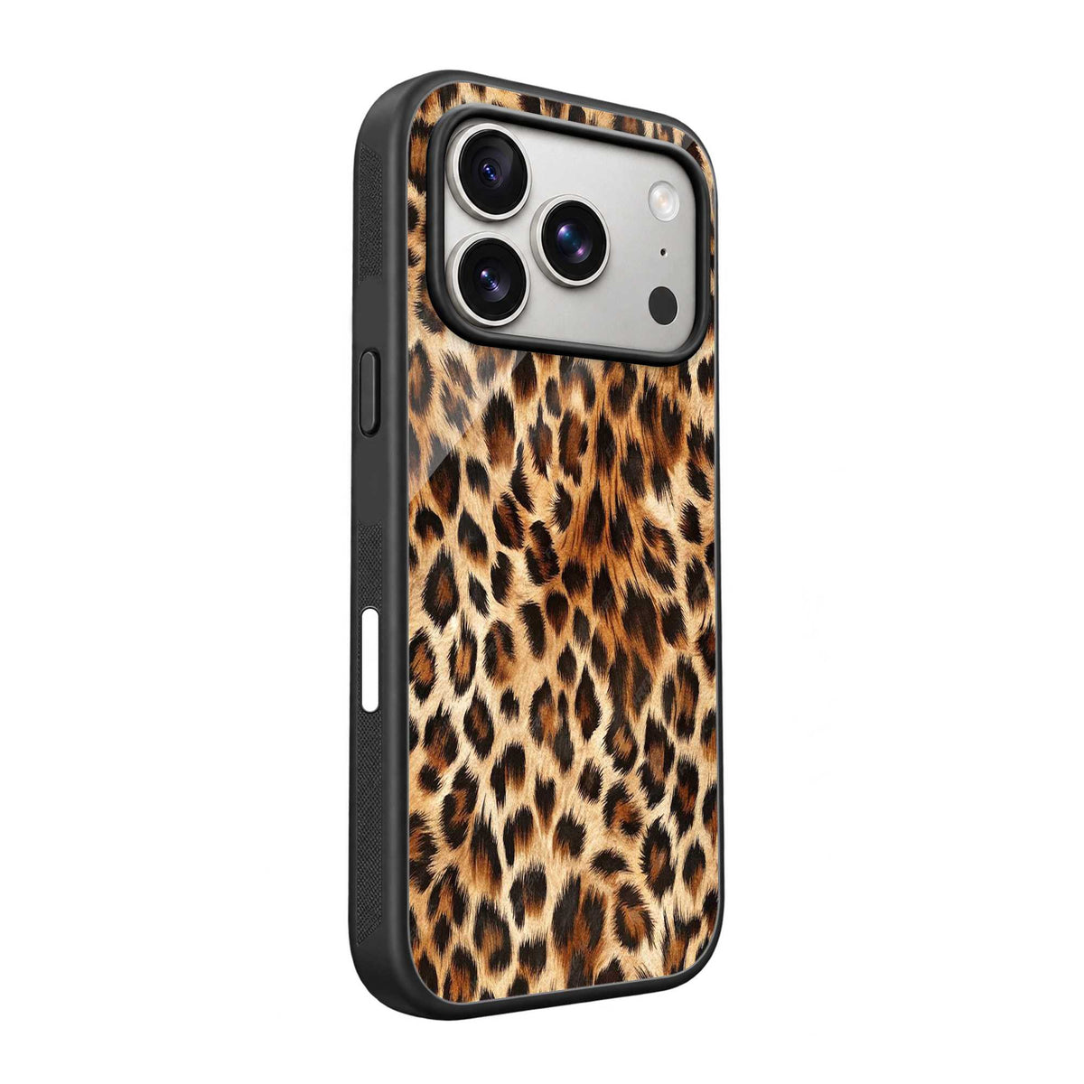 Wild Leopard Glass Case