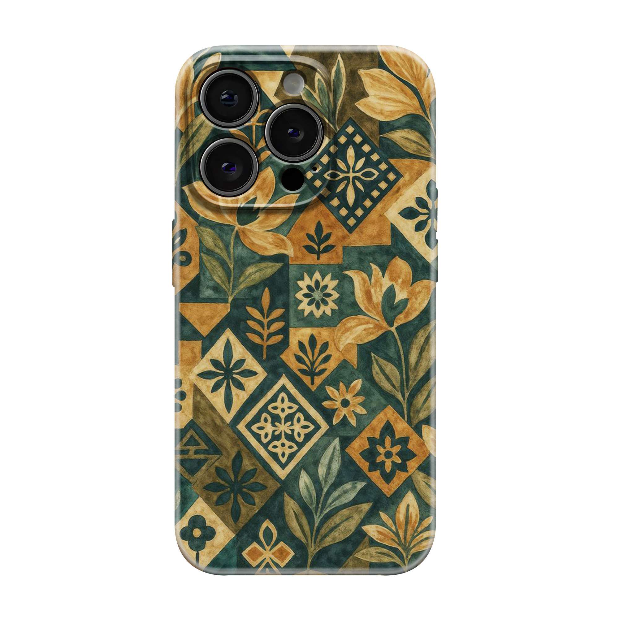 Wildflower Tiles Glossy Hard Case