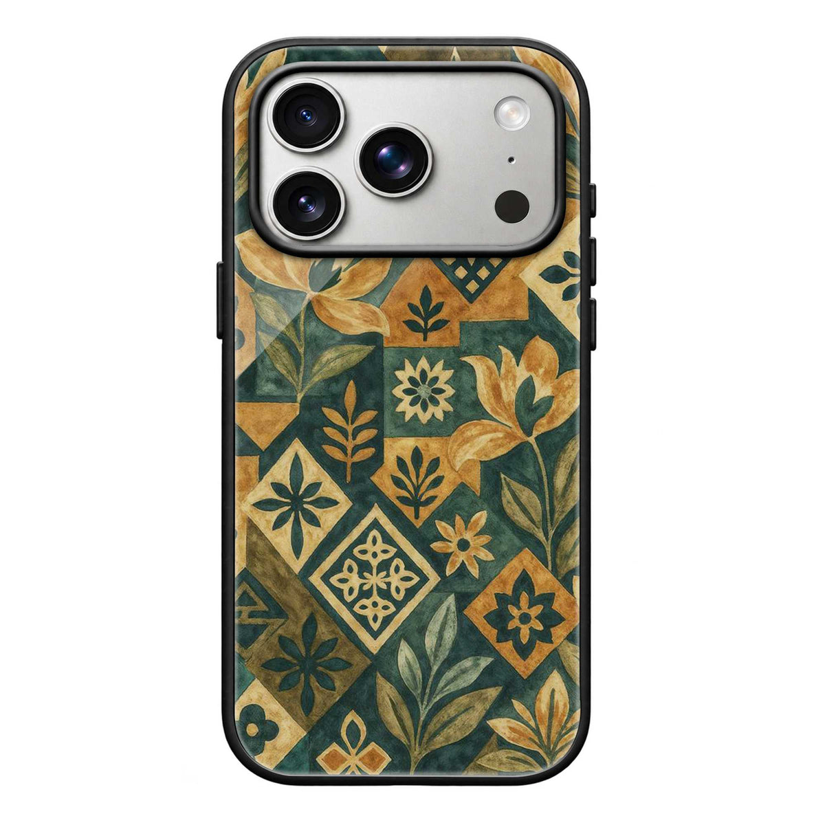 Wildflower Tiles Glass Case