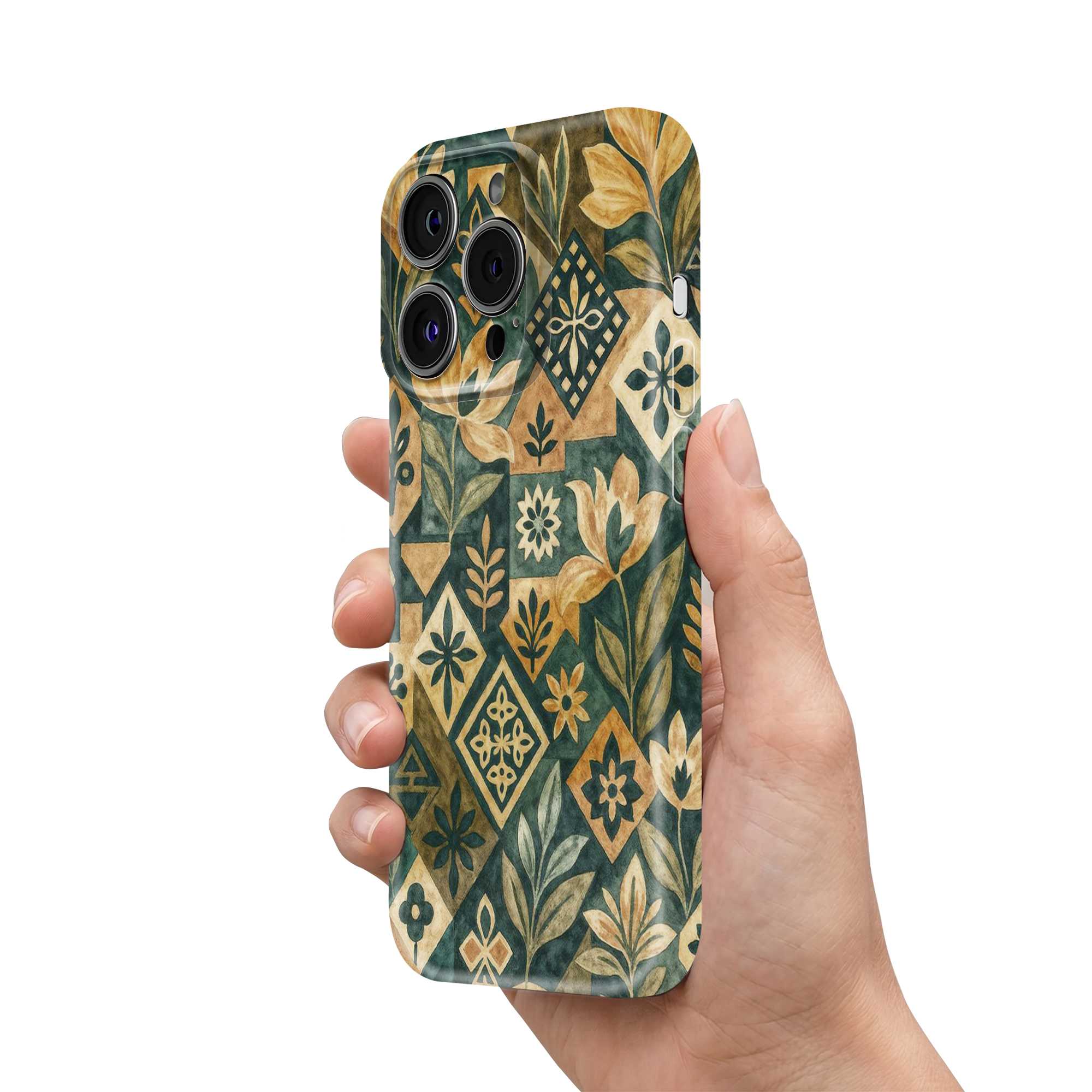 Wildflower Tiles Glossy Hard Case