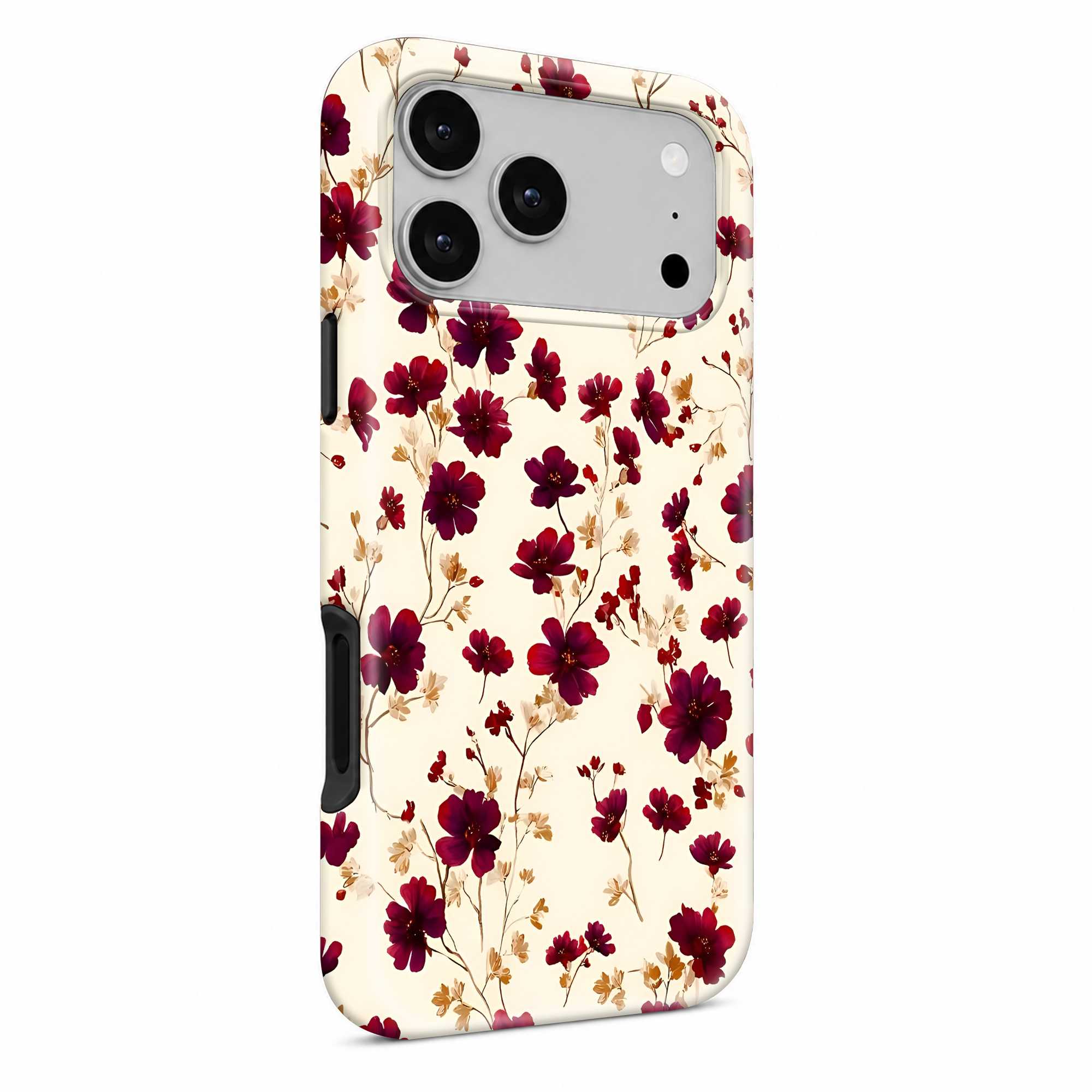 Wine Florals Dual Guard Case