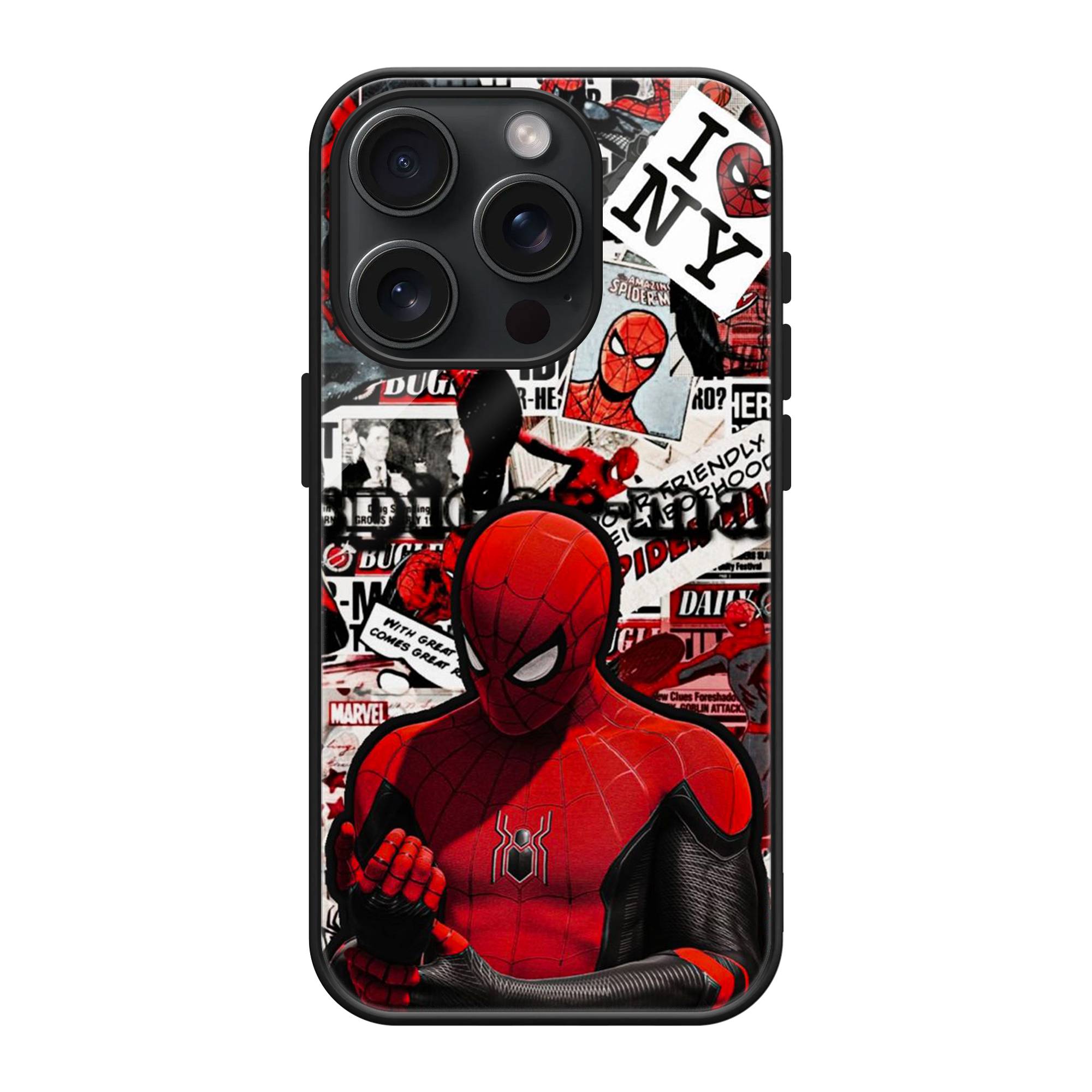 Spider-Man's Theme Glass Case image 0