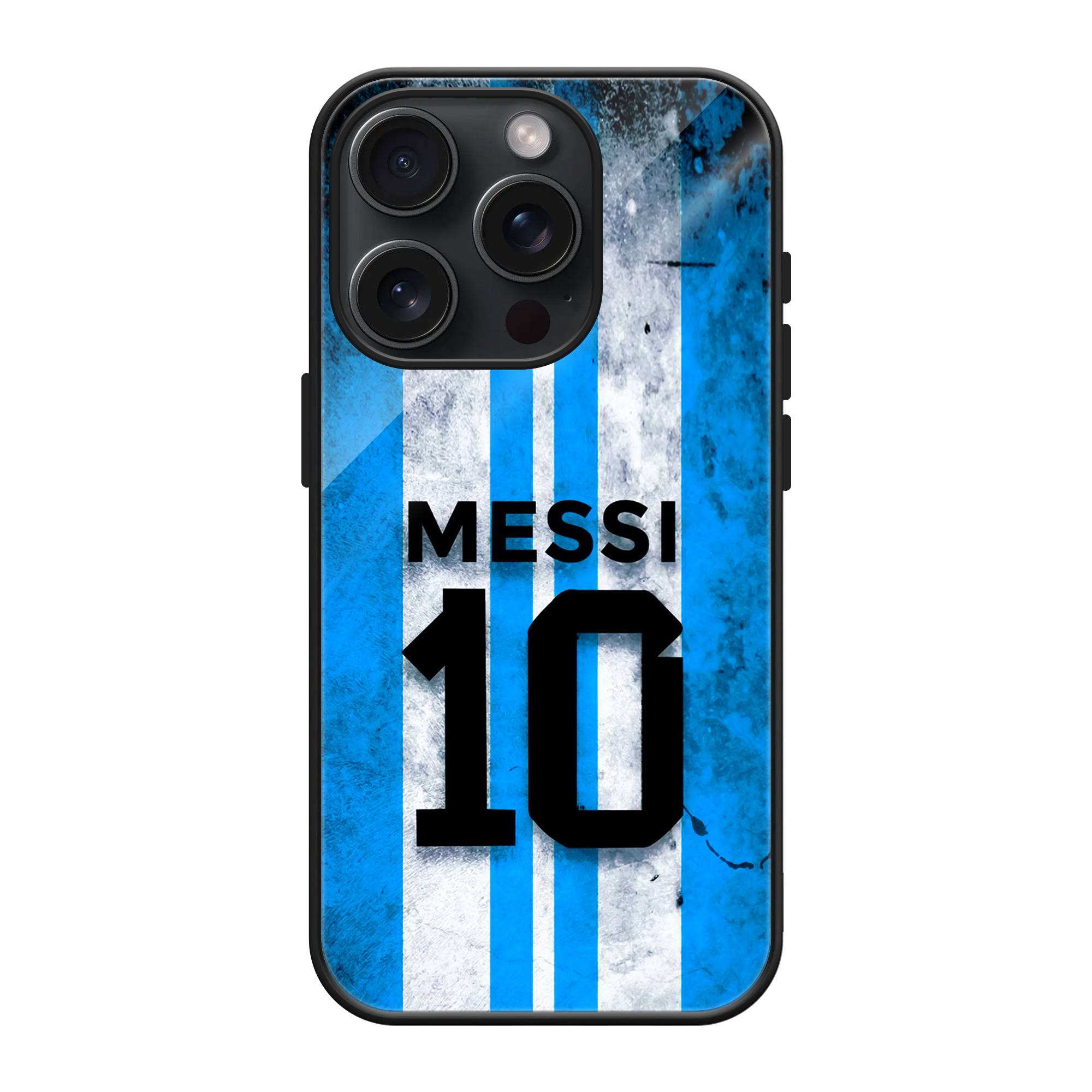 Messi Argentina Glass Case image 0
