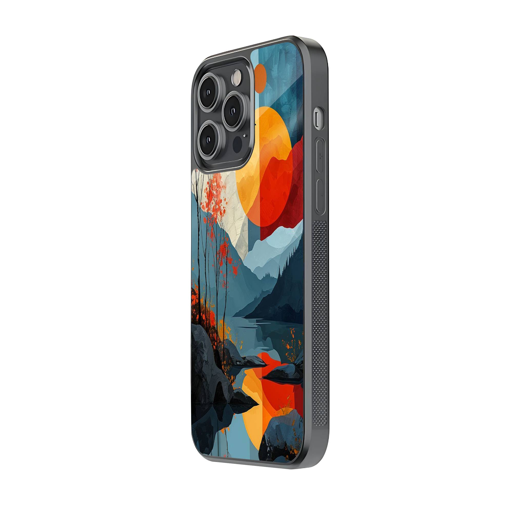Autumn Mountain Glass Case image 1